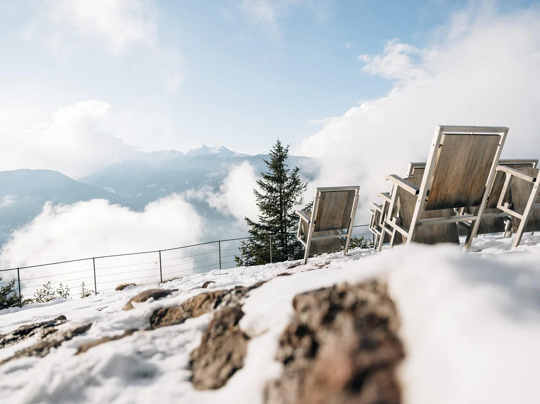 Knottnkino in Vöran - start at the bus stop Alpenrose