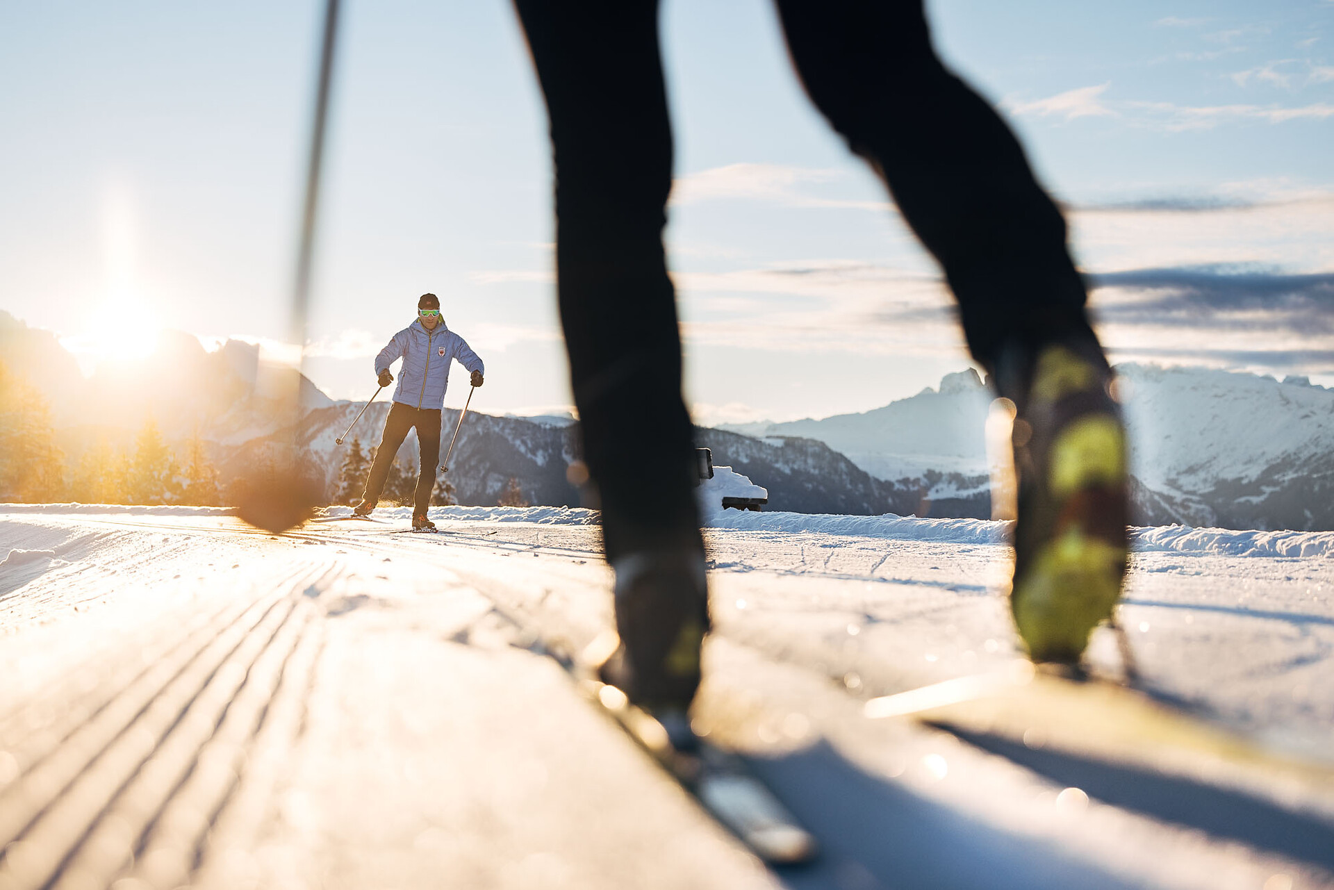 Pista panoramica sci da fondo sull'Alpe di Villandro - Bressanone e dintorni - #2 - suedtirol.info