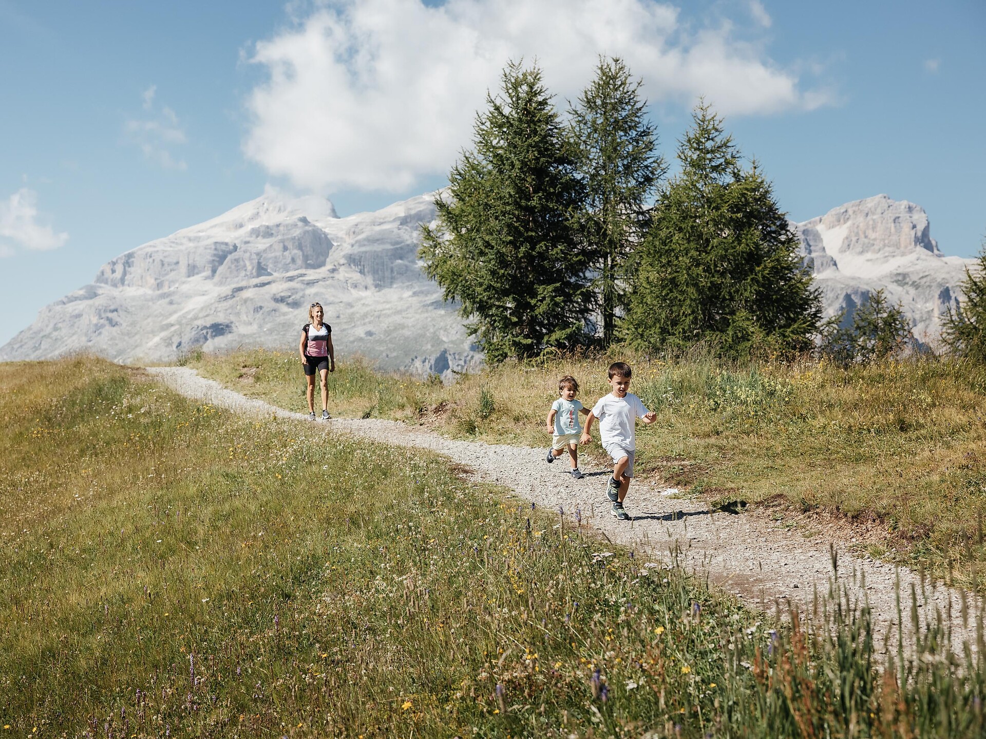 Leichte Wanderung am Pralongiá - Bioch – Arlara Plateau Corvara 1 suedtirol.info