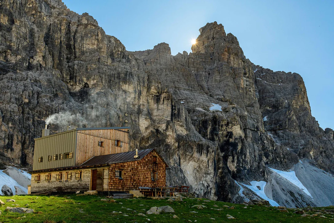 Lampskopf - climbing crag to the Tribulaun hut