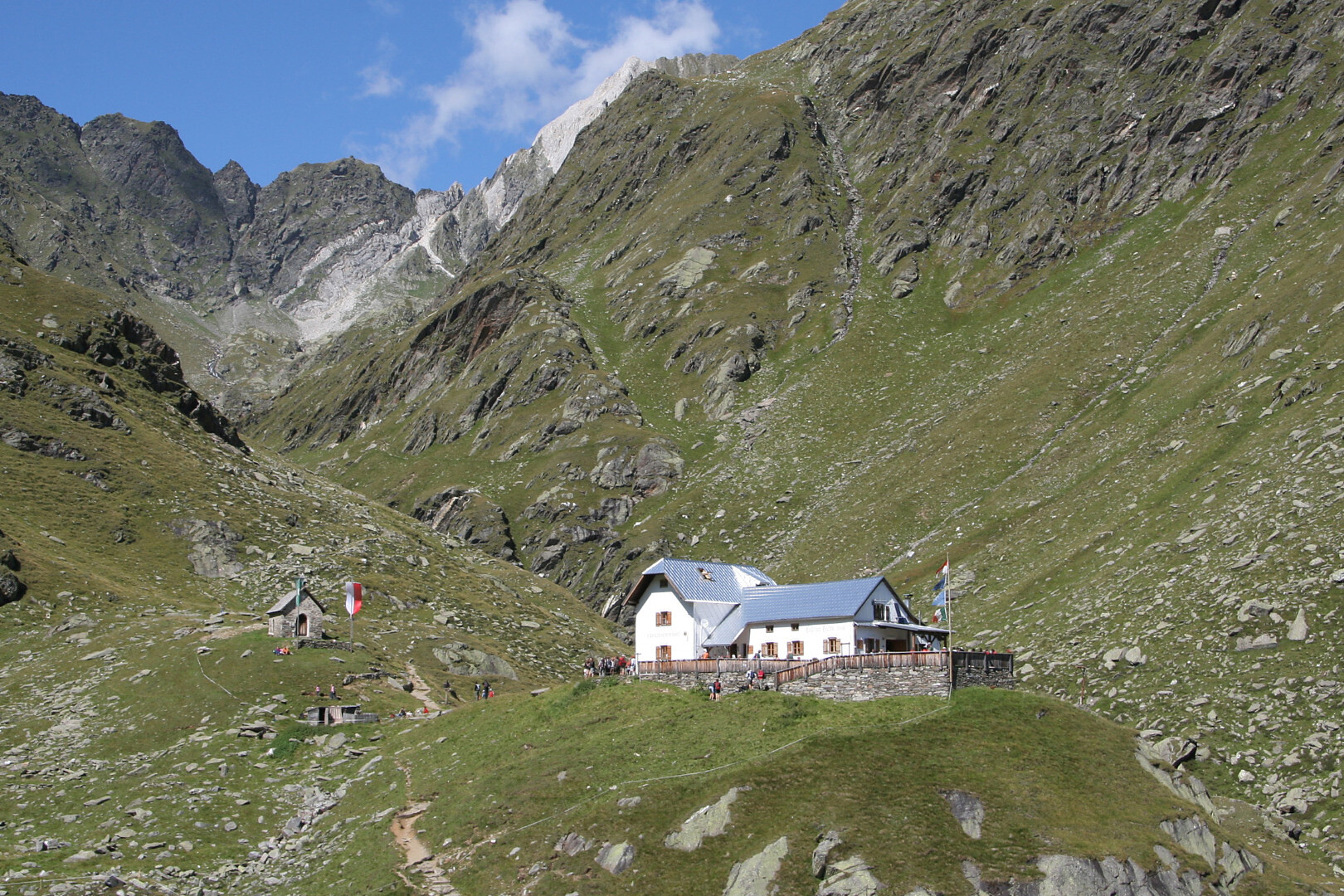 Dal rifugio Cima Fiammate al Sentiero Franz Huber
