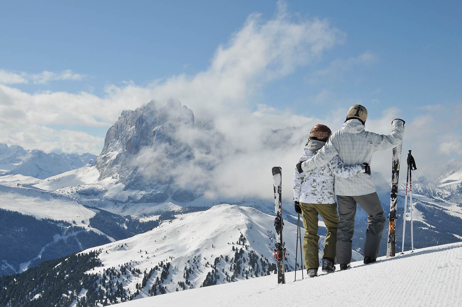 the view to Ortisei