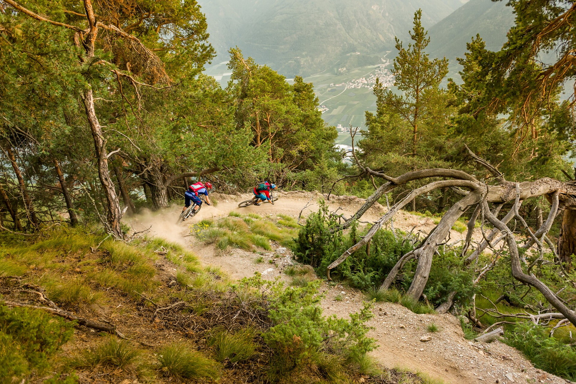 By bike at the Monte Sole mountain Schlanders/Silandro