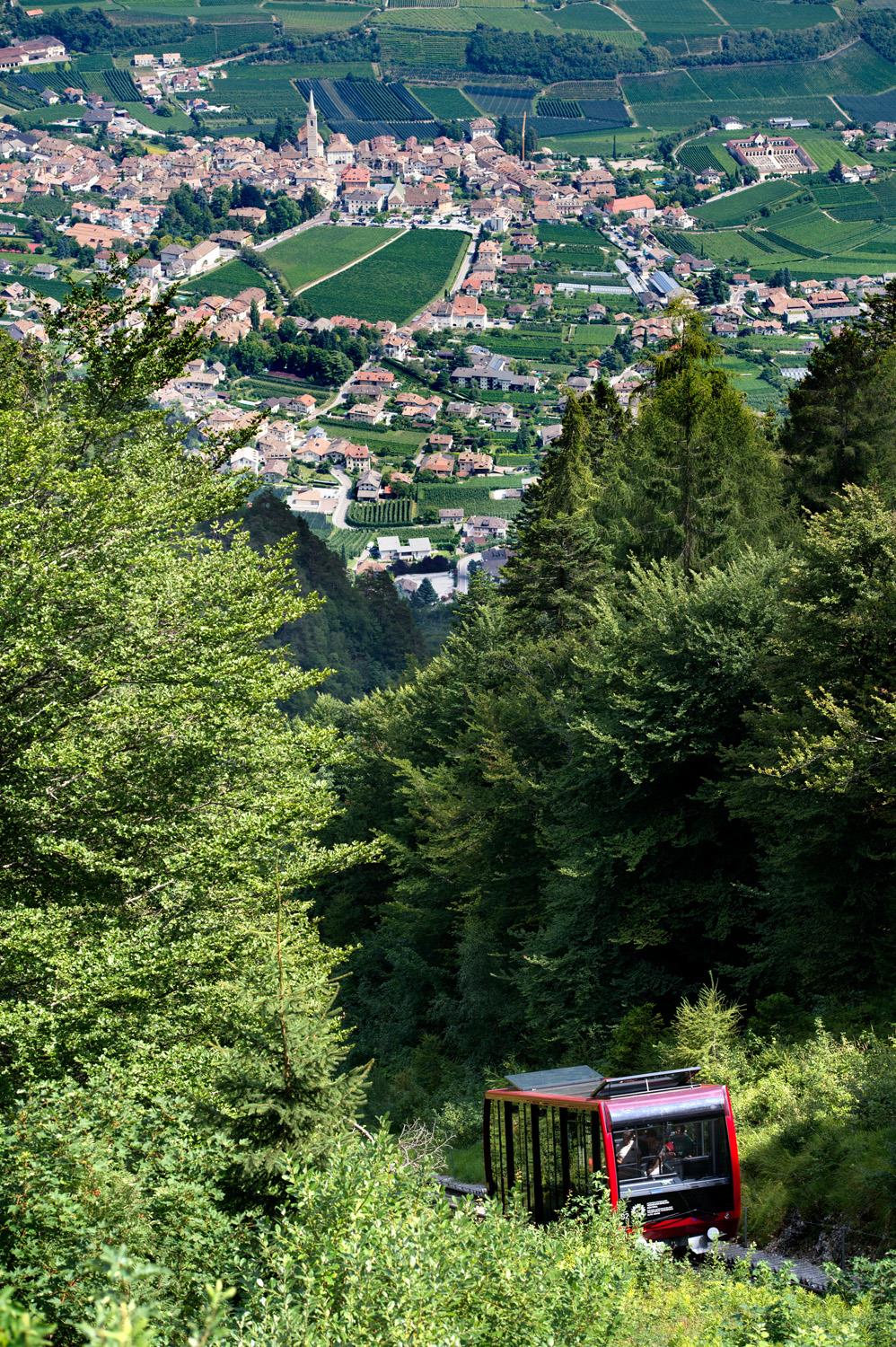 Funicolare della Mendola Caldaro sulla Strada del Vino 4 suedtirol.info
