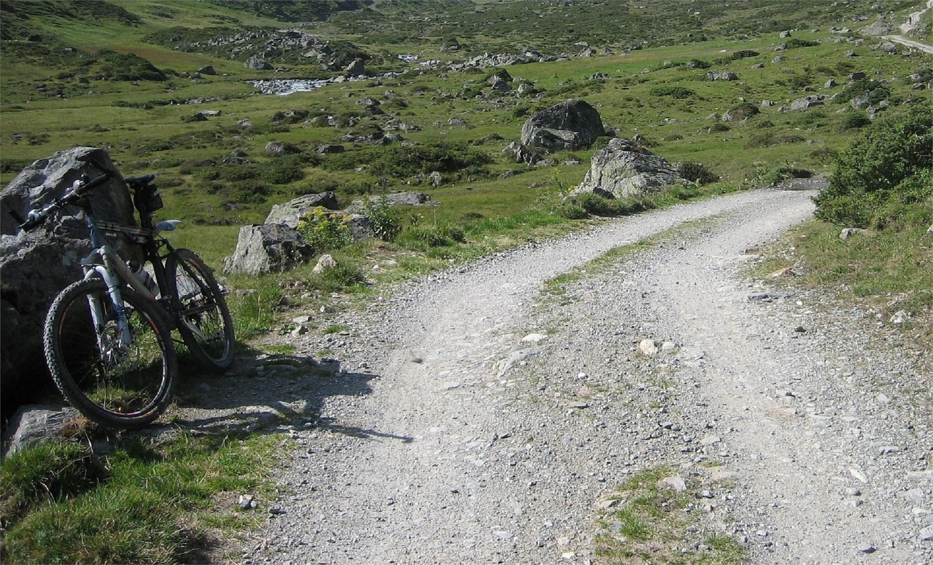 Tour in mountain bike Valle Monte Chiesa Ultimo 1 suedtirol.info