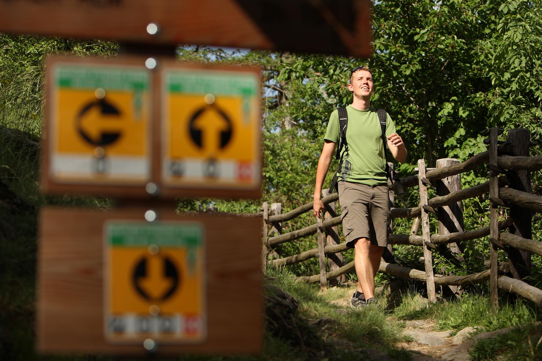 Nordic Walking Tour 7: "Kirchbach" Naturns 1 suedtirol.info