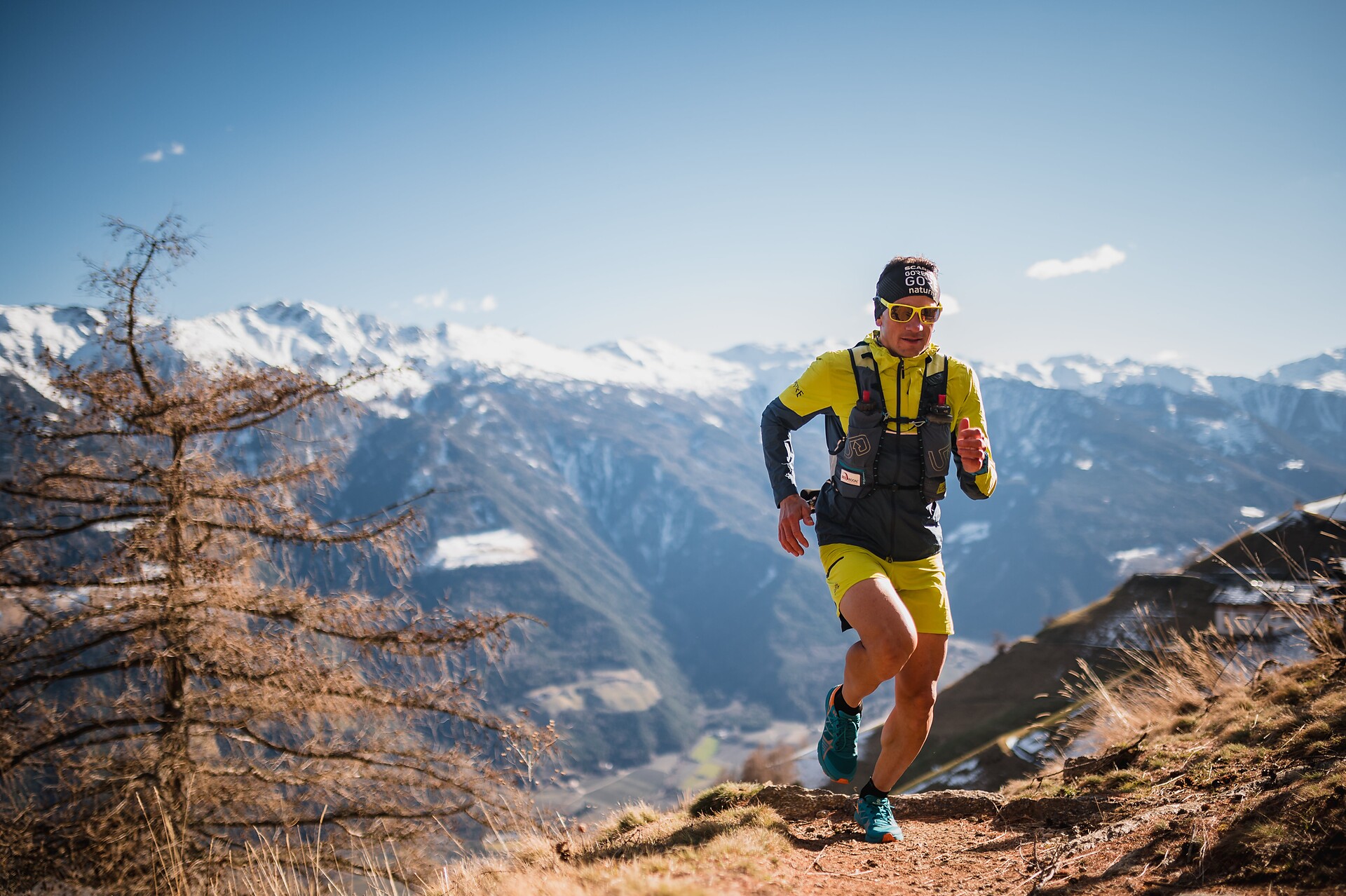 Trailrun, winter, Meraner Höhenweg