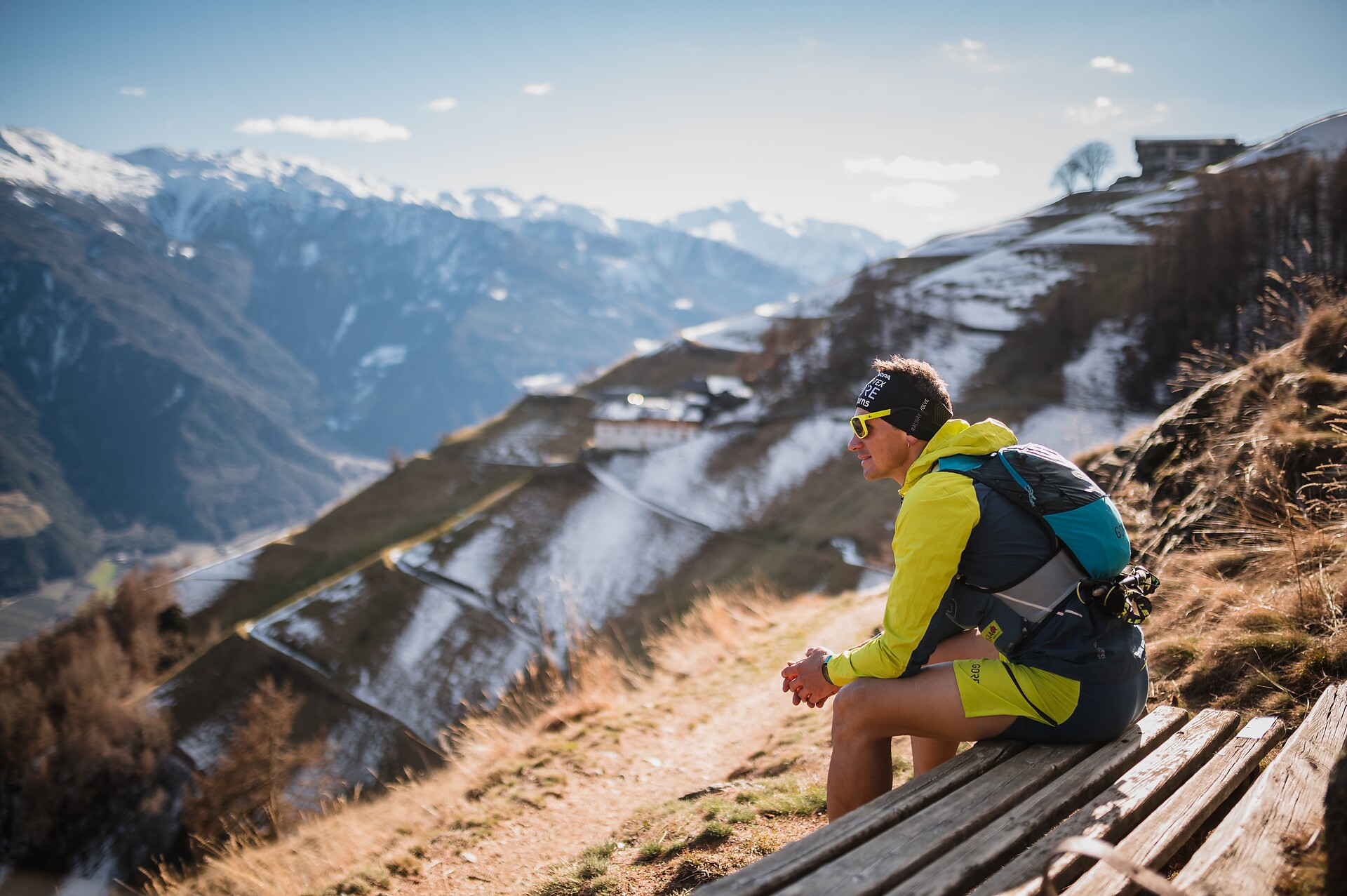Trailrun, winter, Meraner Höhenweg