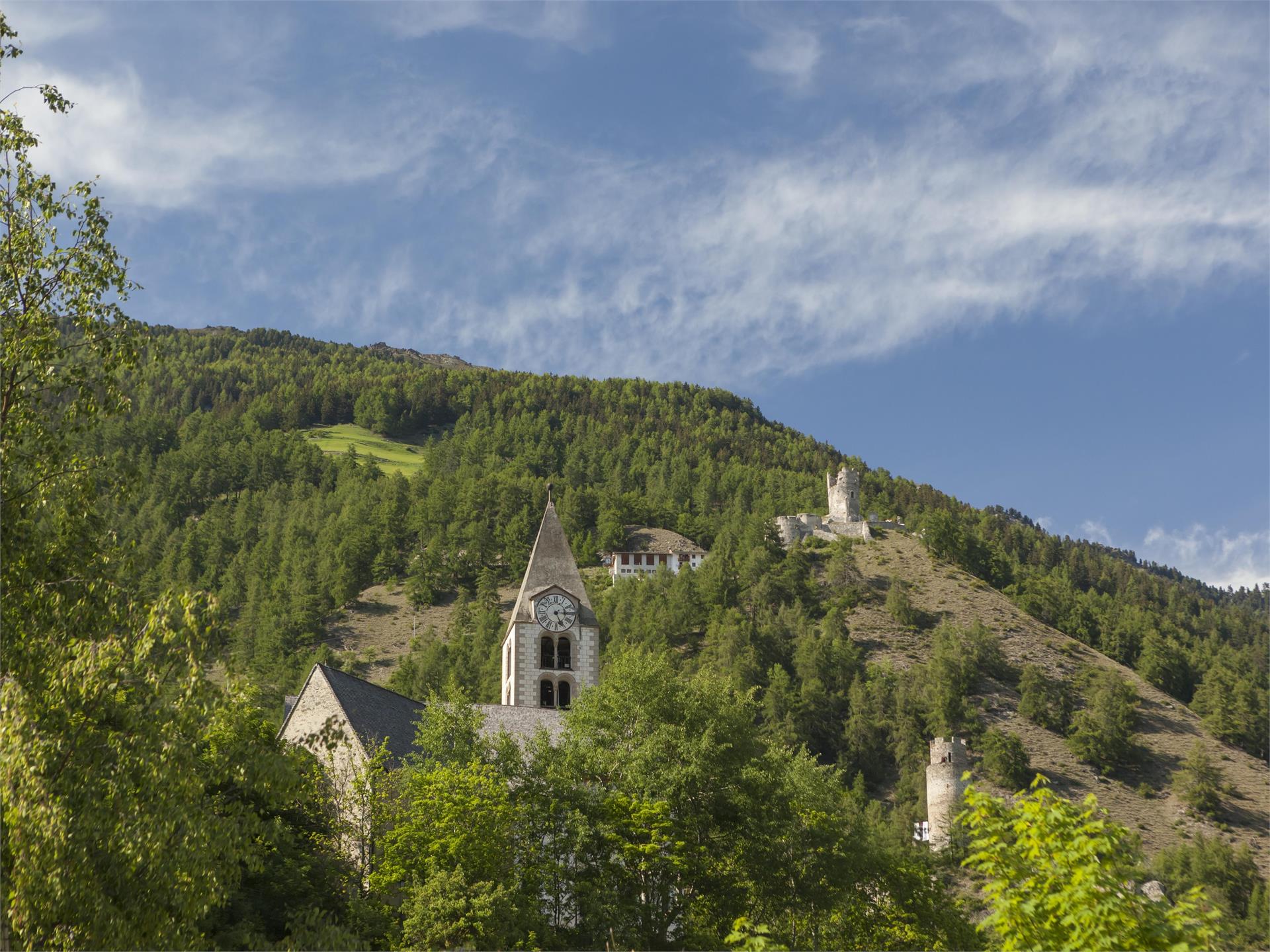 360° Alta Val Venosta: Tubre i.V.M./Taufers i.M. - Slingia/Schlinig Taufers im Münstertal/Tubre 1 suedtirol.info