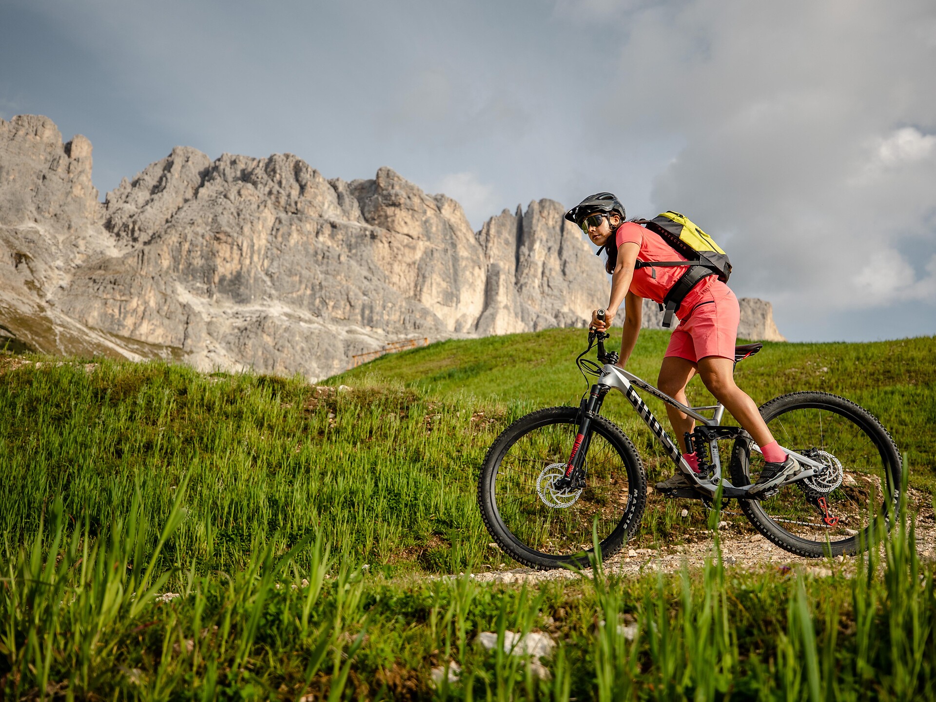 Biken unterm Rosengarten