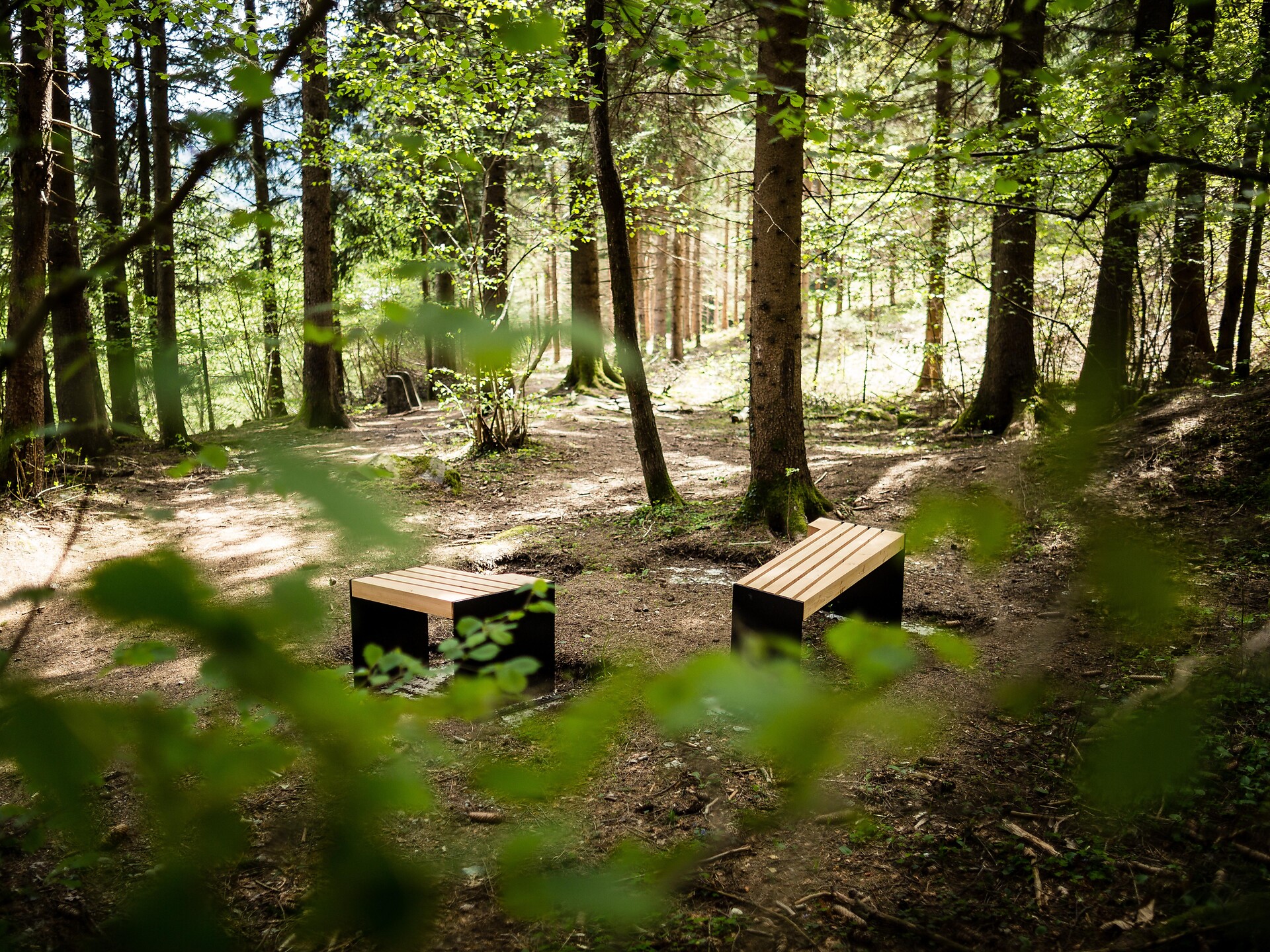 Weg entlang der Passerschlucht