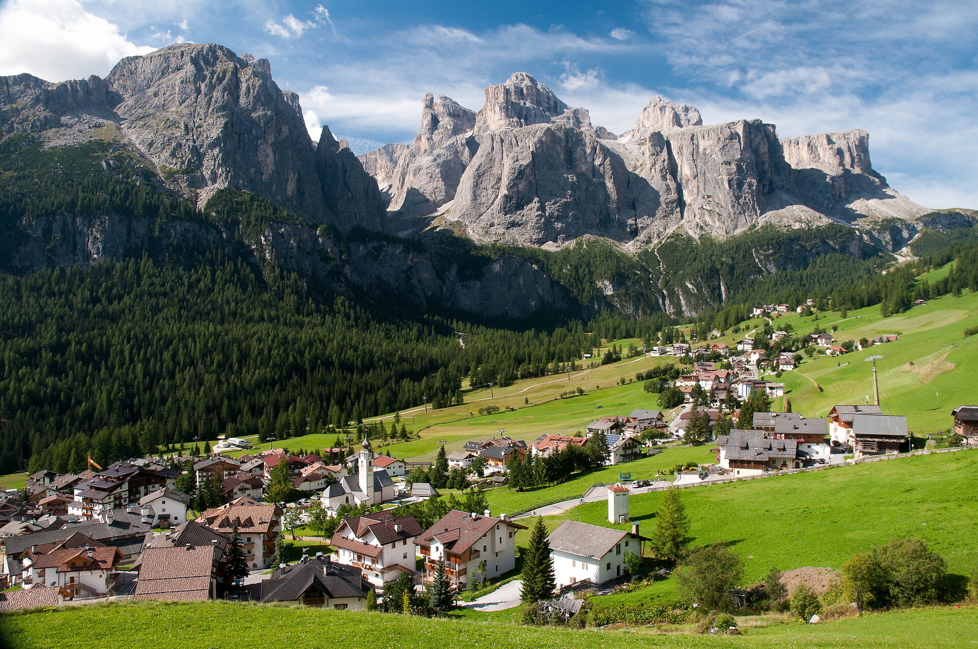 Colfosco in estate