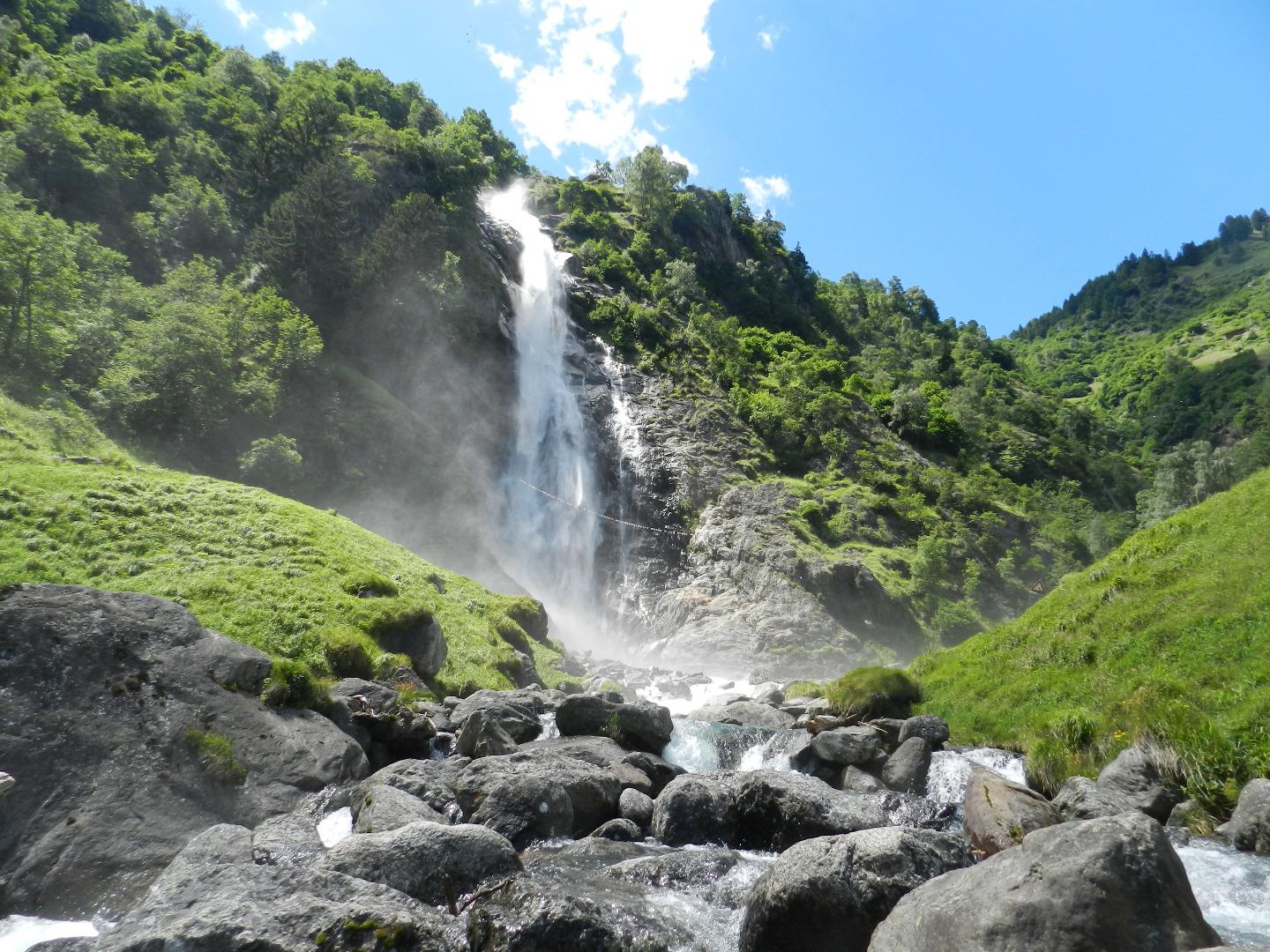Partschins Waterfall from the Texelbahn cable car valley station Partschins/Parcines 1 suedtirol.info