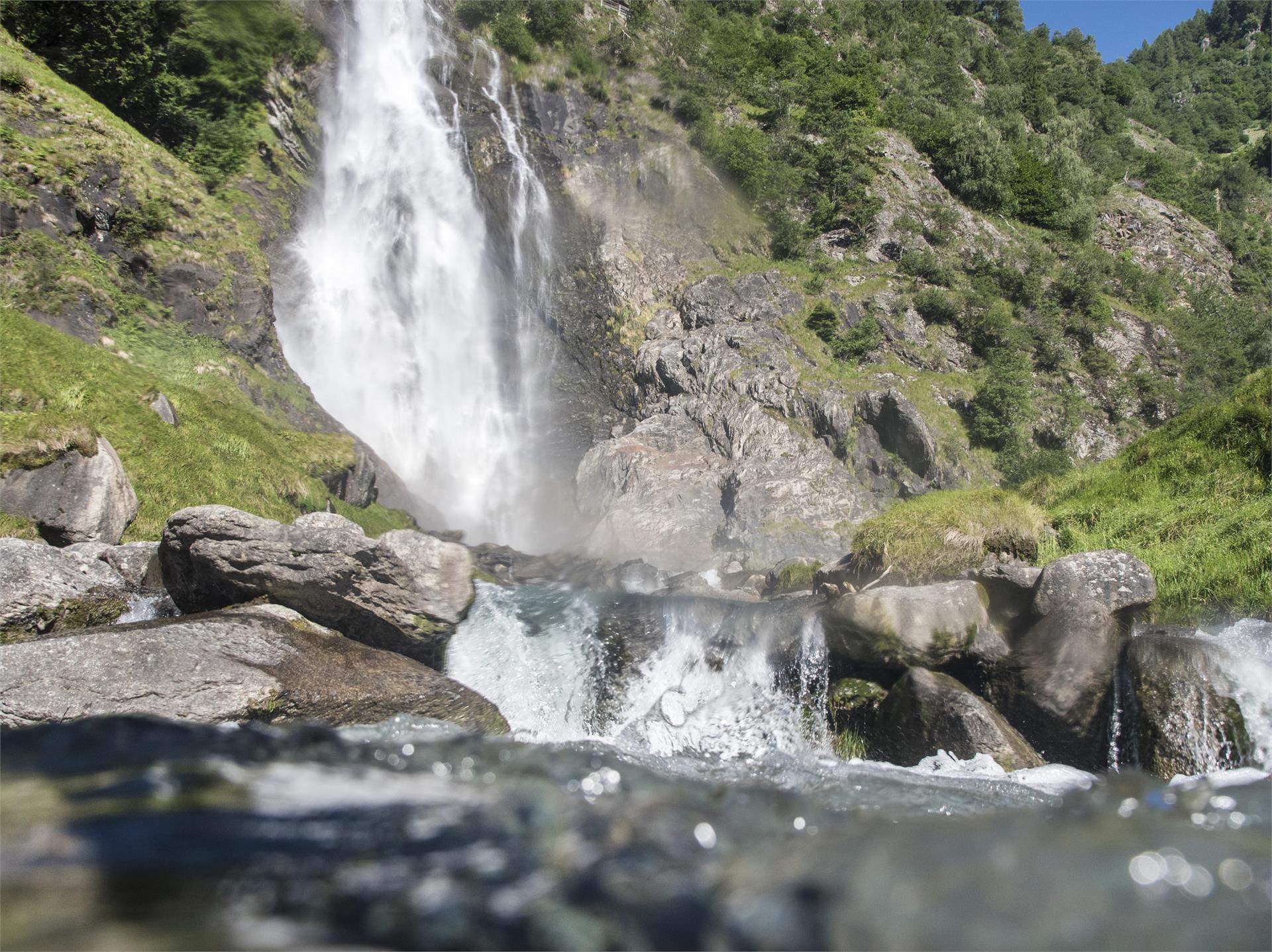 Partschins Waterfall from the Texelbahn cable car valley station Partschins/Parcines 3 suedtirol.info