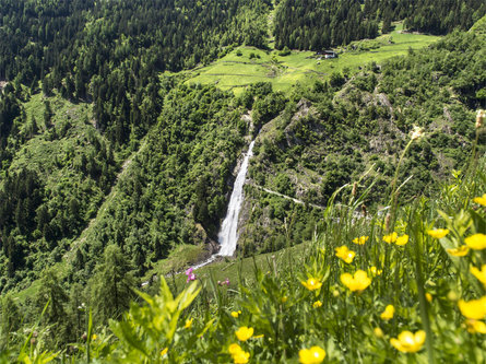 Partschins Waterfall from the Texelbahn cable car valley station Partschins/Parcines 7 suedtirol.info