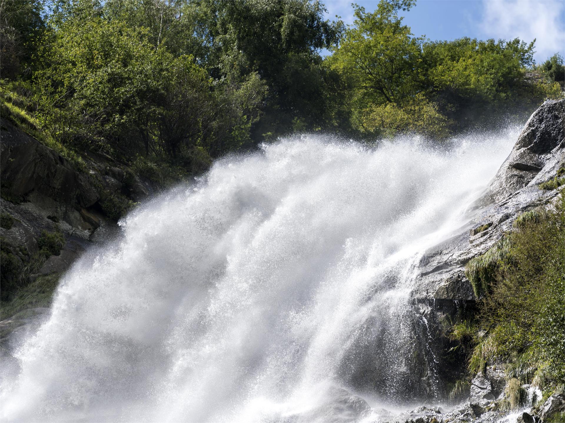 Partschins Waterfall from the Texelbahn cable car valley station Partschins/Parcines 6 suedtirol.info