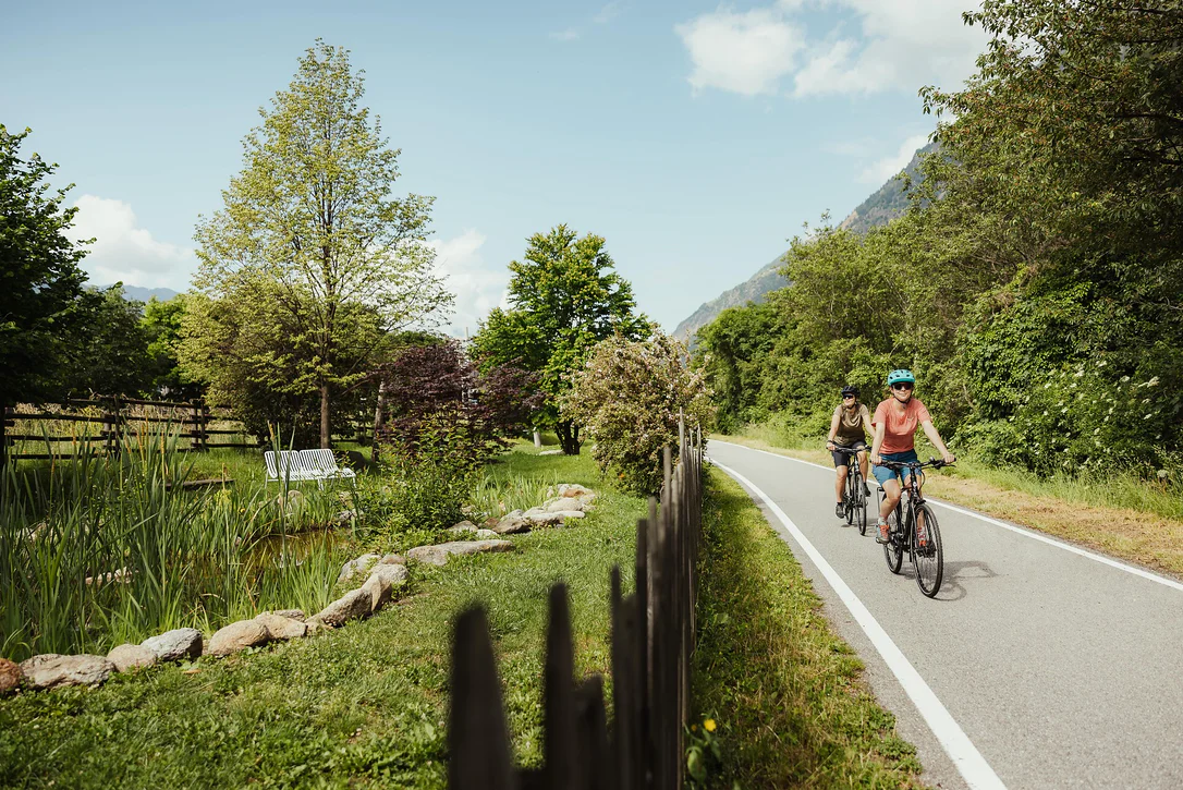Bicycle "Via Claudia Augusta", part Naturno to Merano