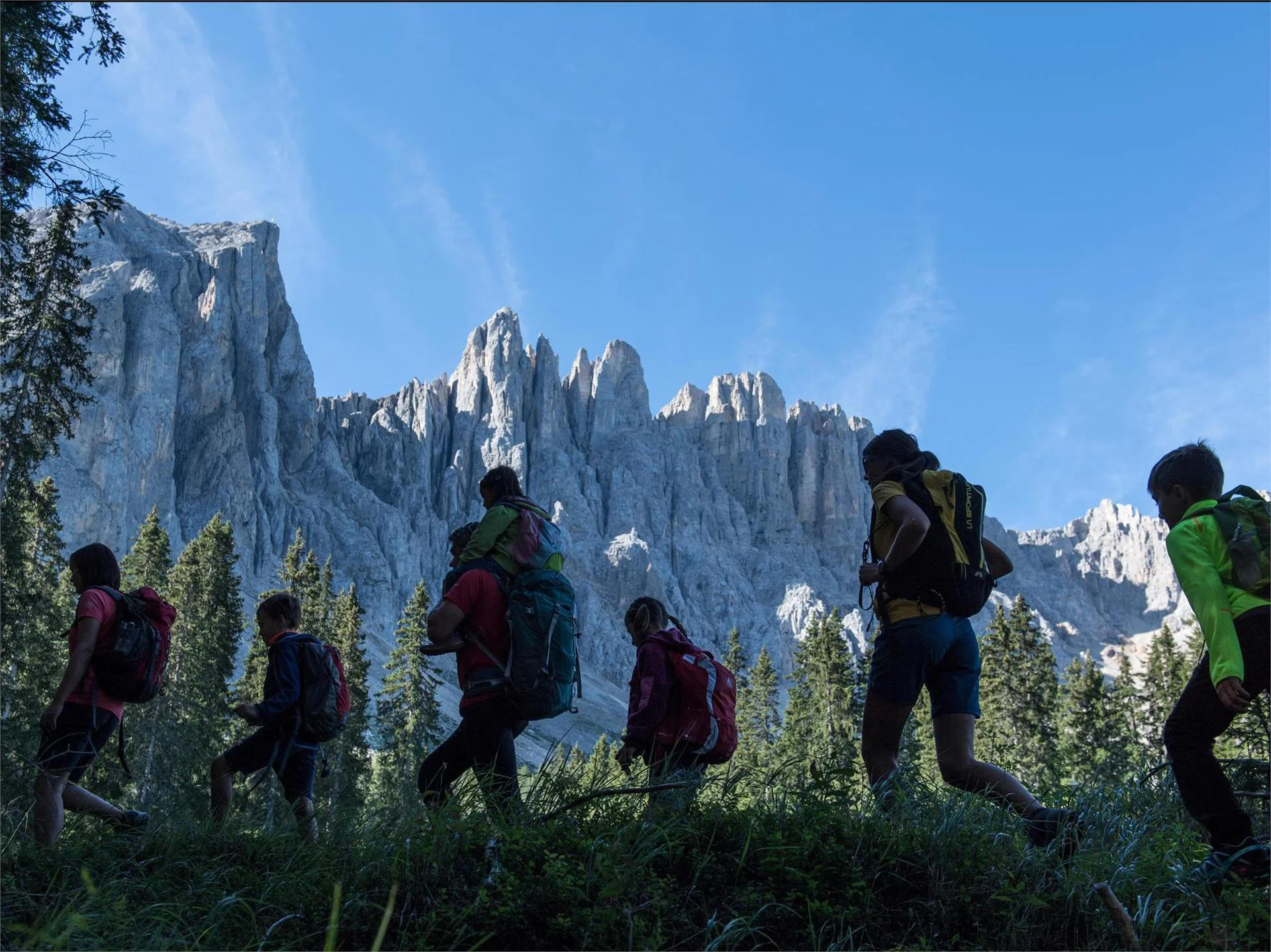 Circular hike from the Passo Costalunga to the Latemar Labyrinth Welschnofen/Nova Levante 3 suedtirol.info