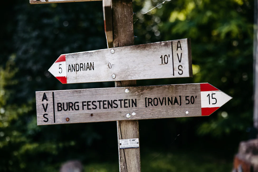 Circular hike: Andrian - Festenstein Castle - Gaid - variant Burgstalleck