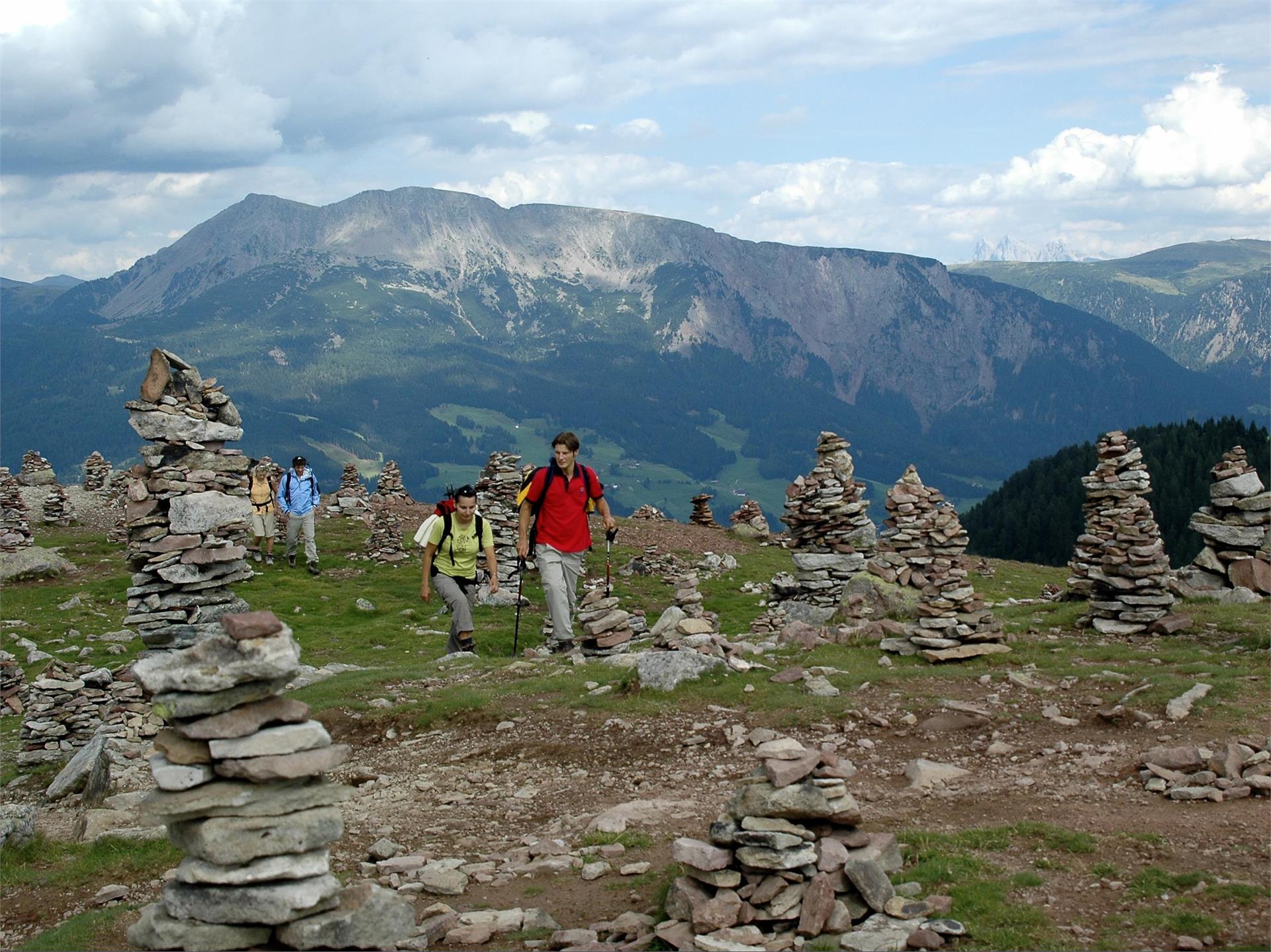 Round trail: Campitello - Men of Stone Mölten/Meltina 4 suedtirol.info