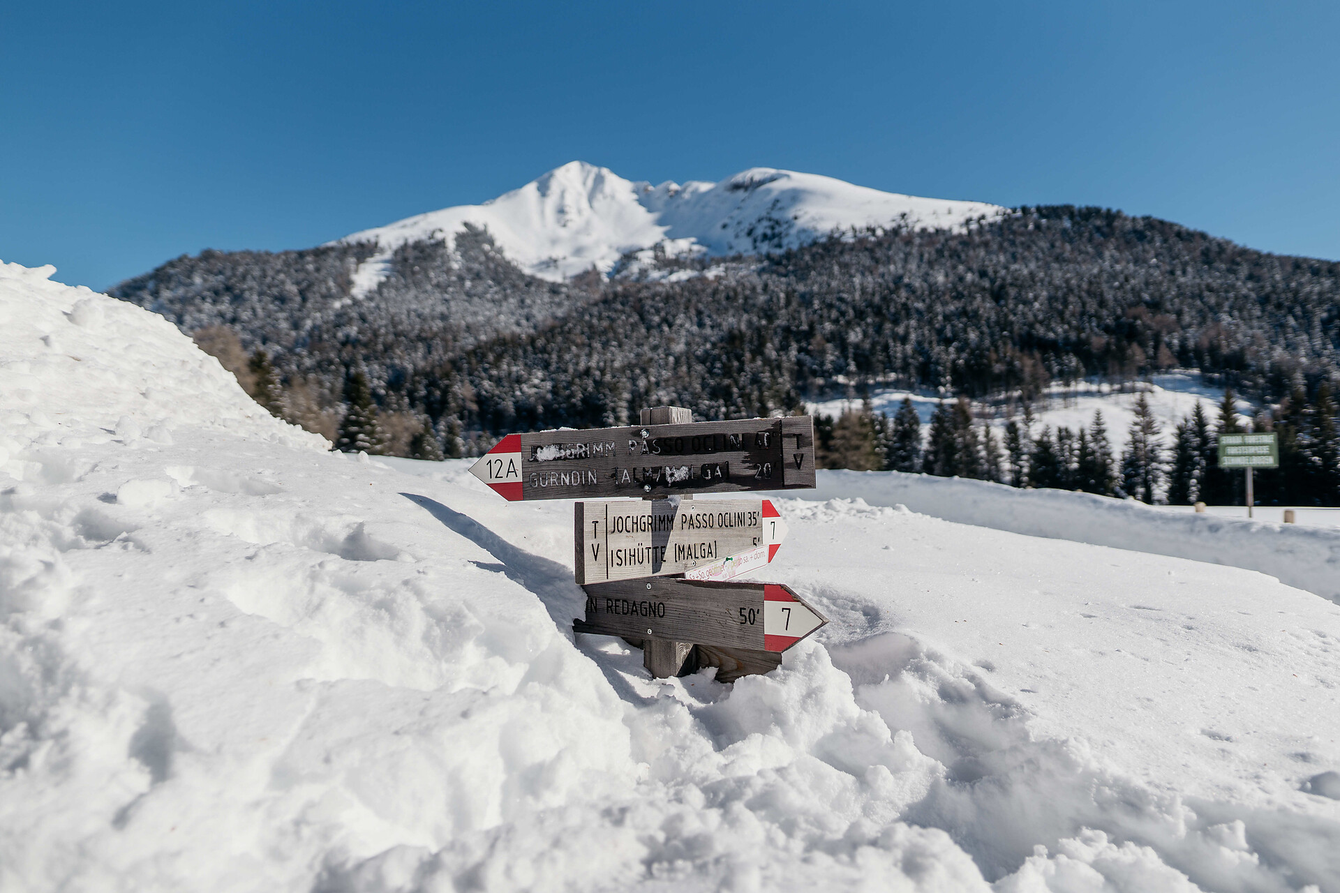 Radein/Redagno - Jochgrimm/Passo Oclini -  - #3 - suedtirol.info