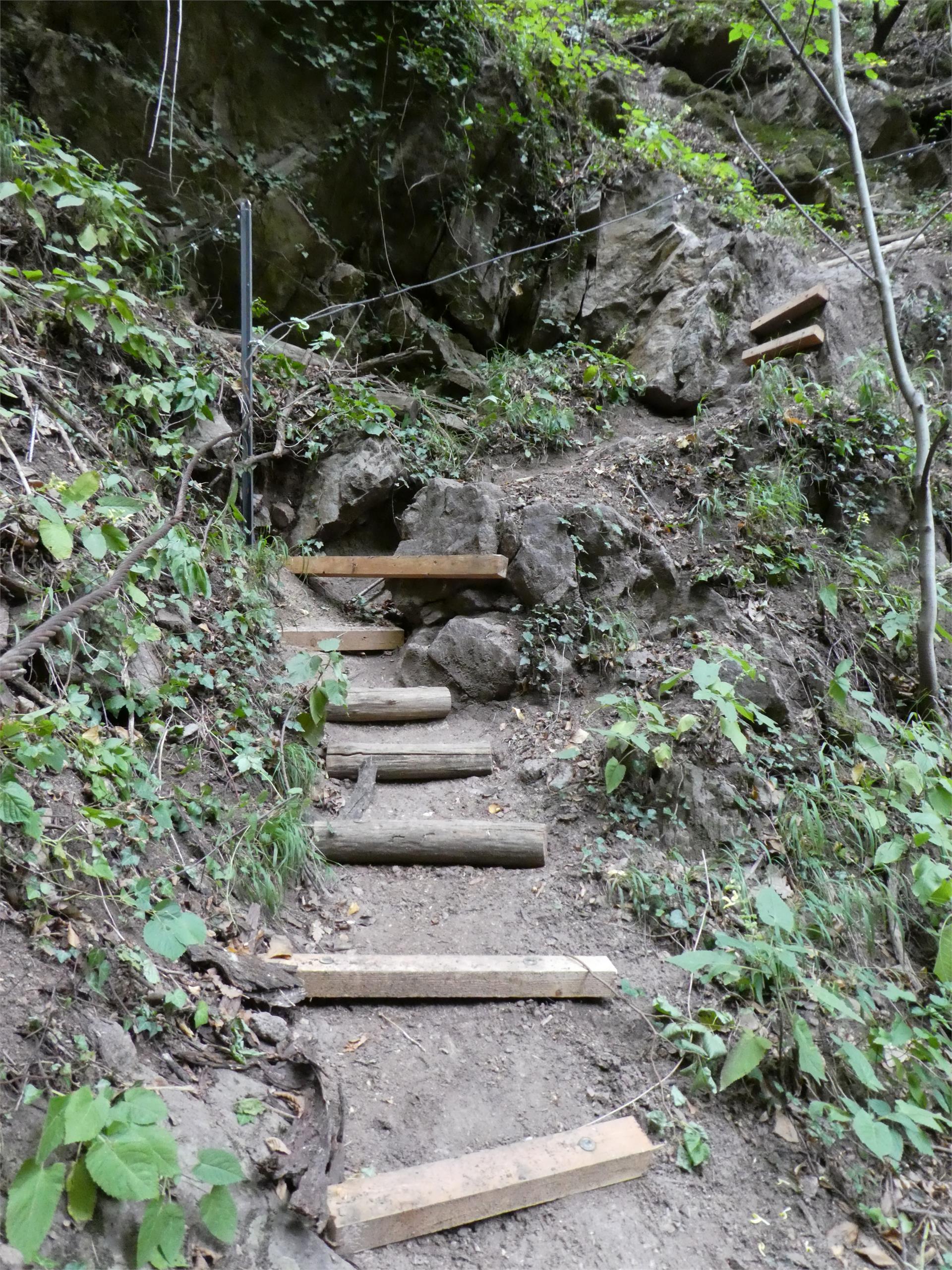 Circular hike: Andrian - Festenstein Castle - Gaid - variant path Larchsteigndrian Andrian/Andriano 8 suedtirol.info