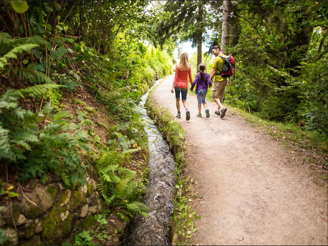 Circular hike on the "Schenner Waalweg" trail