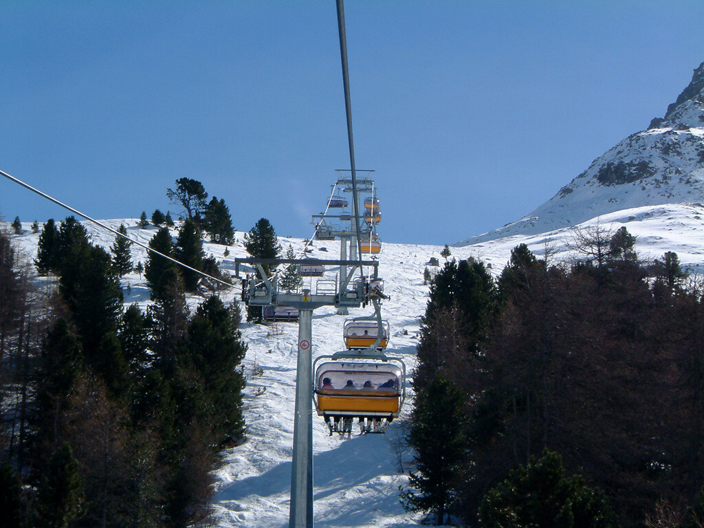 chairlift Rojen Belpiano Graun im Vinschgau/Curon Venosta 1 suedtirol.info