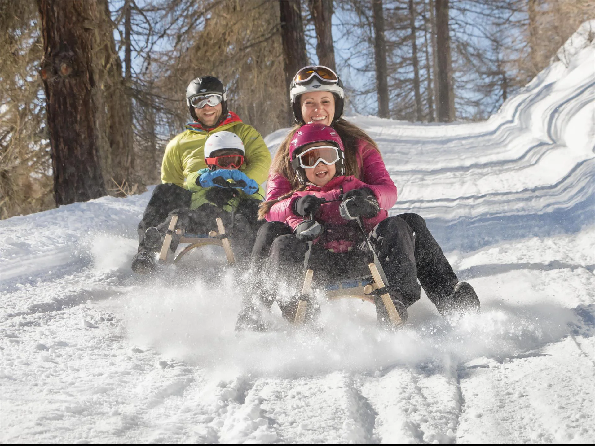 Pista da slittino Watles Malles 1 suedtirol.info