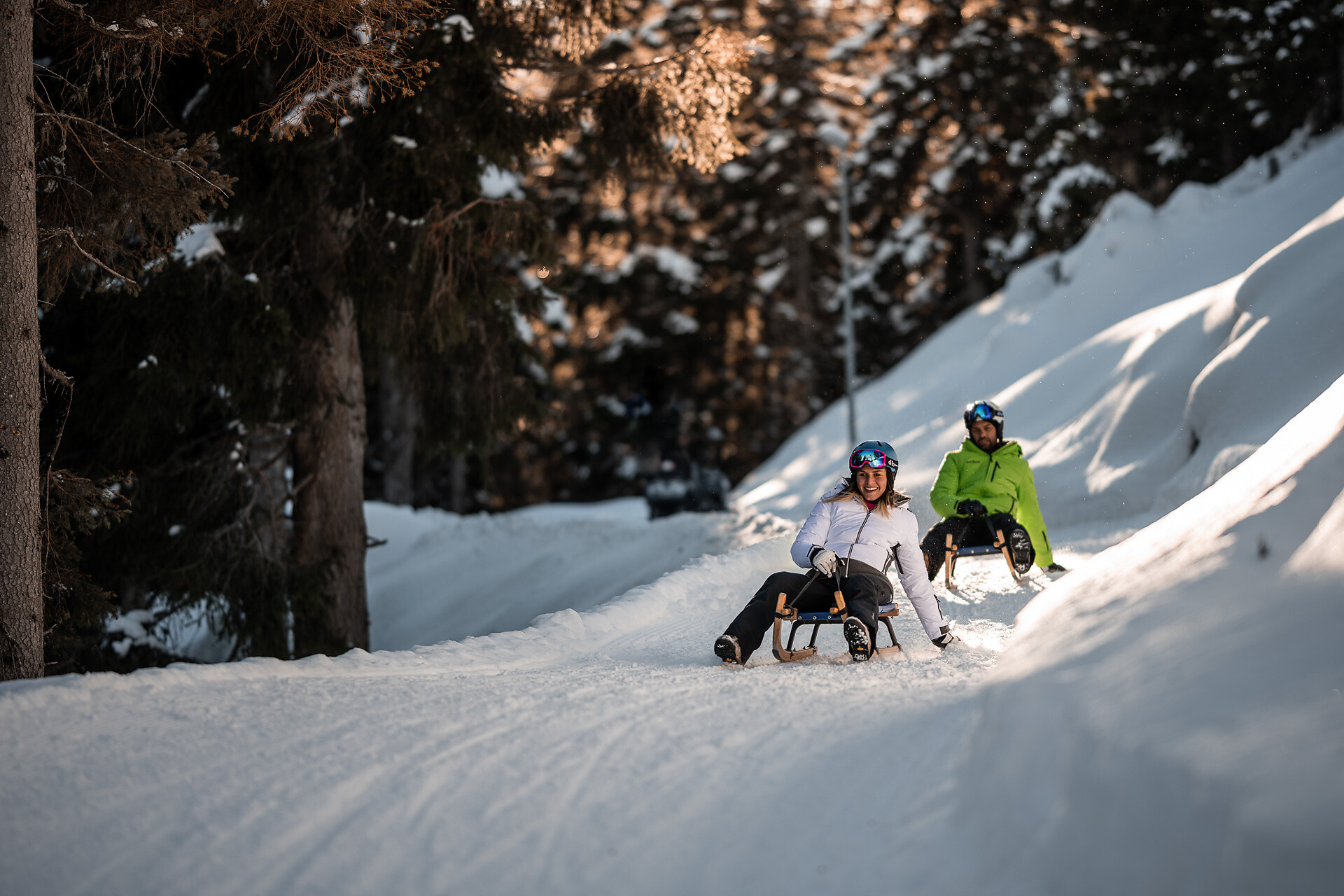 Rodeln in Egg am Penser Joch