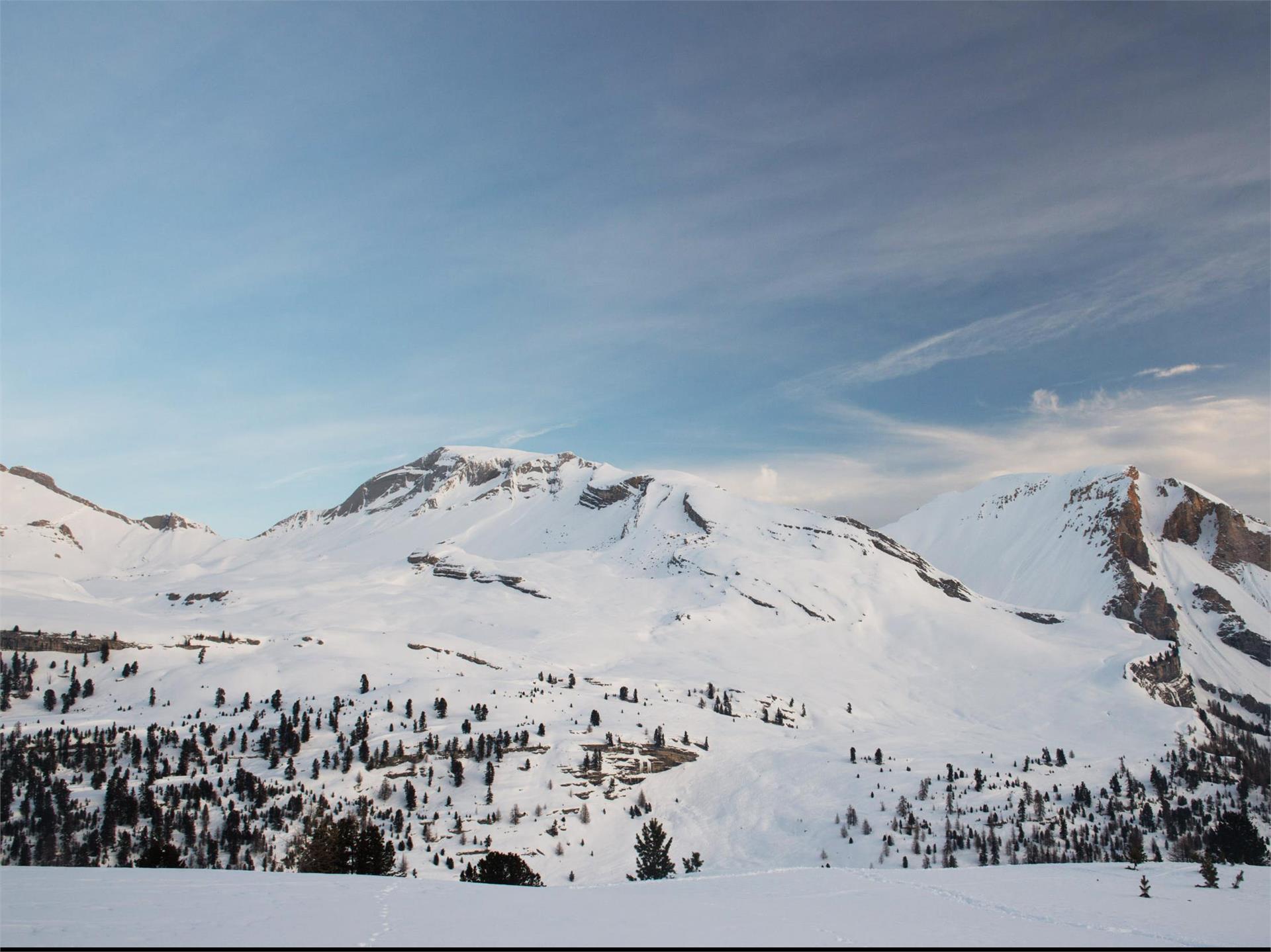 Schneeschuhwanderung zum Col Toronn La Val 1 suedtirol.info