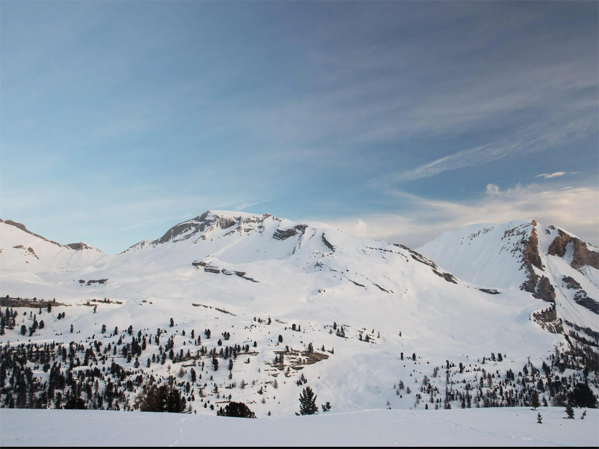 Snowshoe hike to Col Toronn La Val 1 suedtirol.info