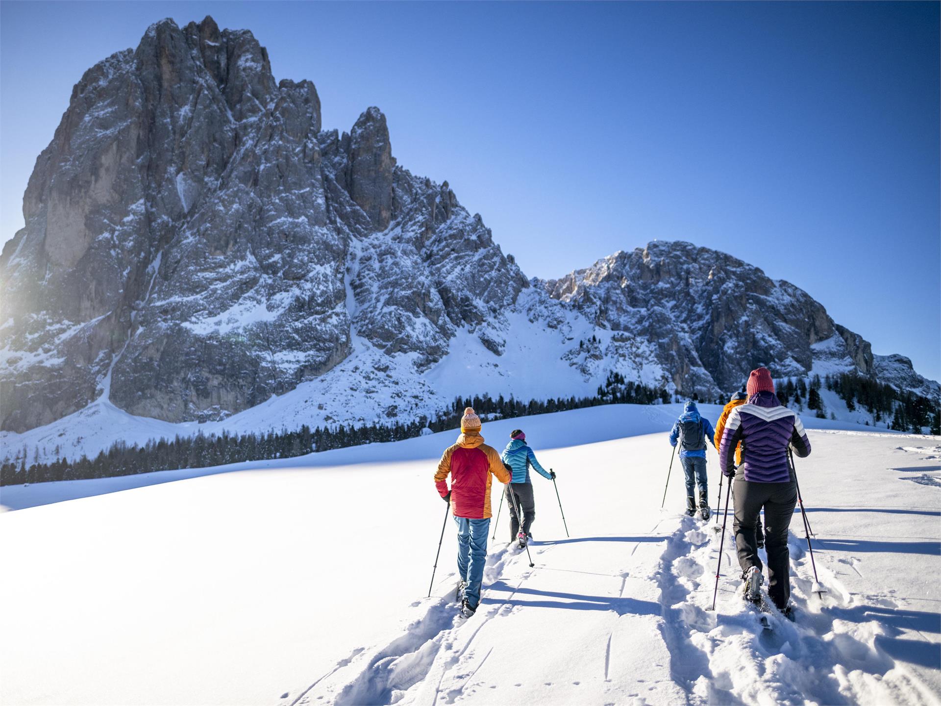 Escursione con le ciaspole al Mont Sëura Santa Cristina Val Gardena 2 suedtirol.info