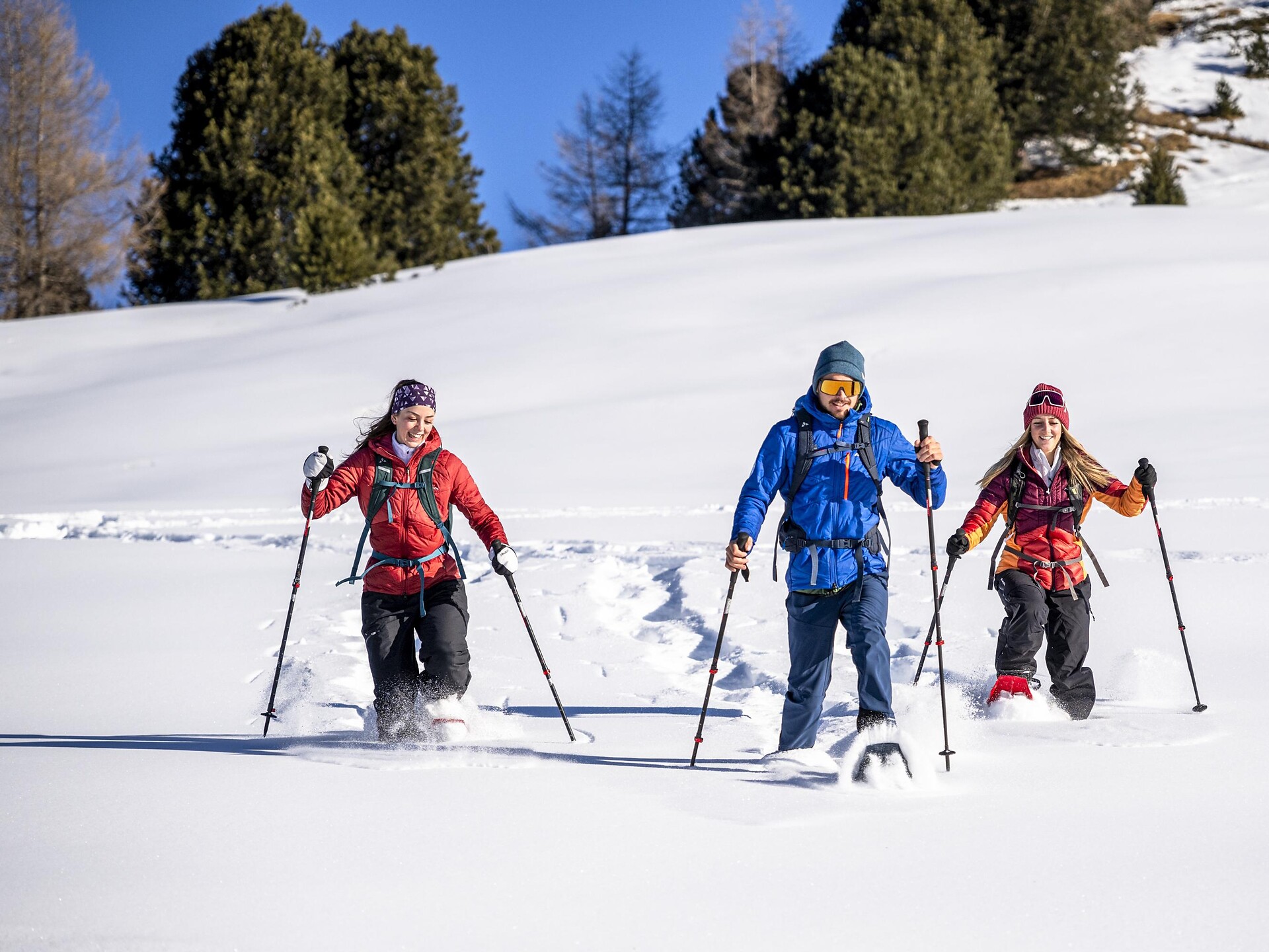 Escursione con le ciaspole al Sëurasas - Regione dolomitica Val Gardena - #11 - suedtirol.info