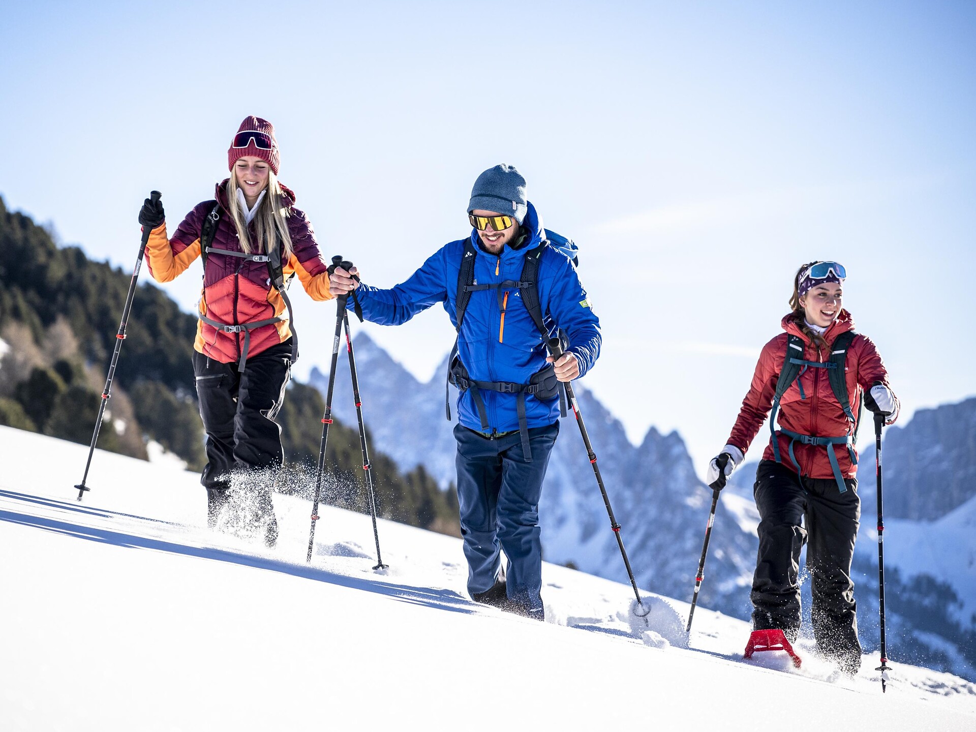 Escursione con le ciaspole al Sëurasas - Regione dolomitica Val Gardena - #7 - suedtirol.info