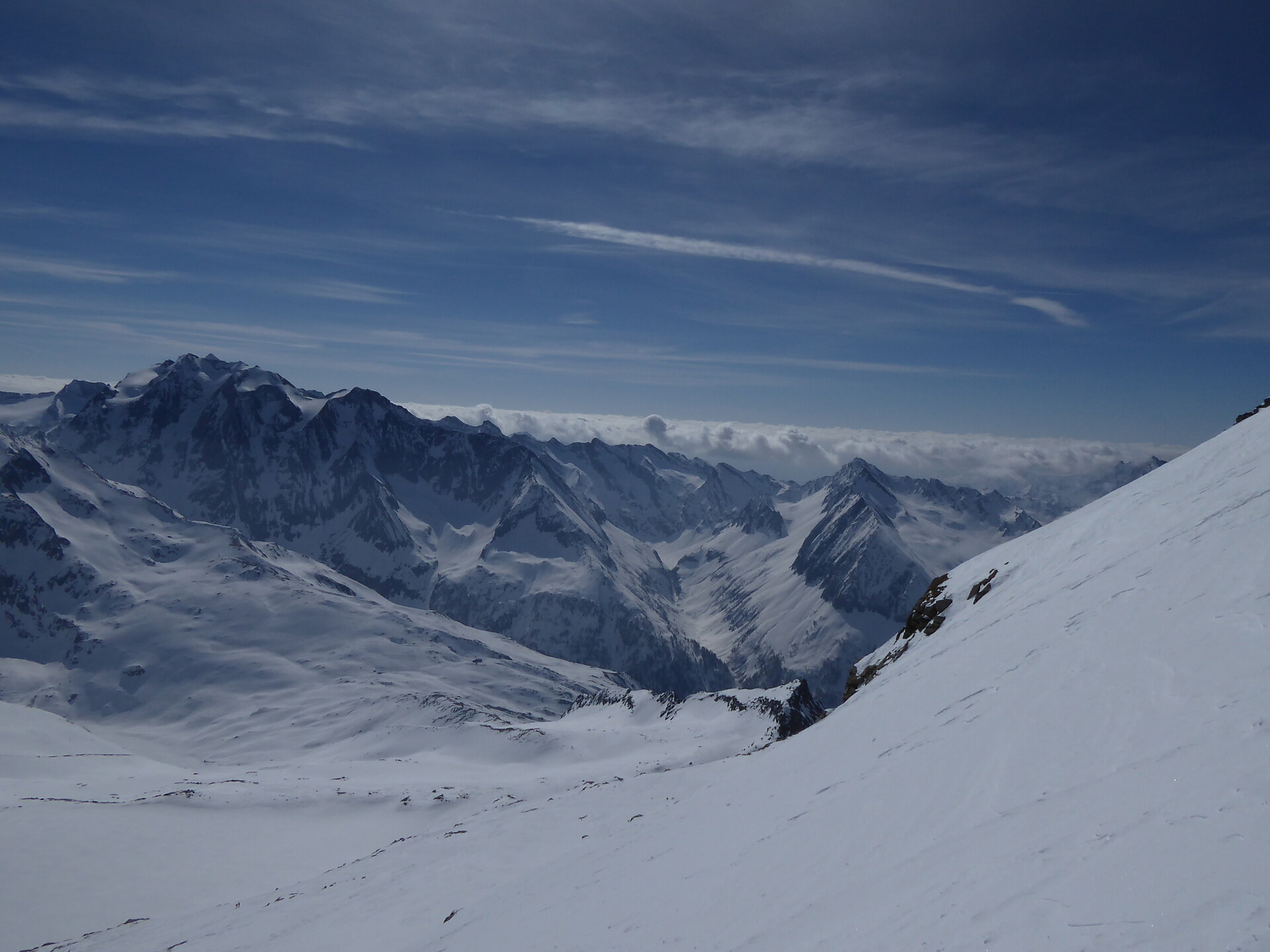 Hohe Wand - Summit ski tour Pfitsch/Val di Vizze 4 suedtirol.info
