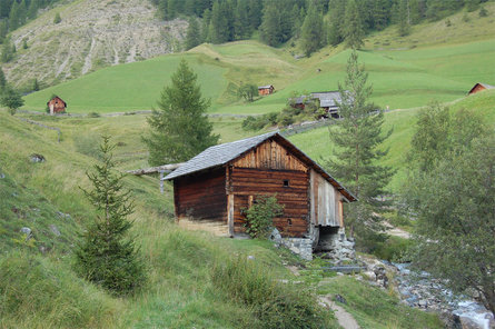 Sommerwanderung von Lungiarü nach Seres über Val di Morins nach Miscì und zurück La Val 8 suedtirol.info