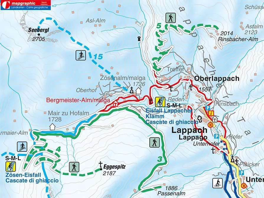 Snowshoe hike Eggespitz Lappago/Lappach Mühlwald/Selva dei Molini 1 suedtirol.info