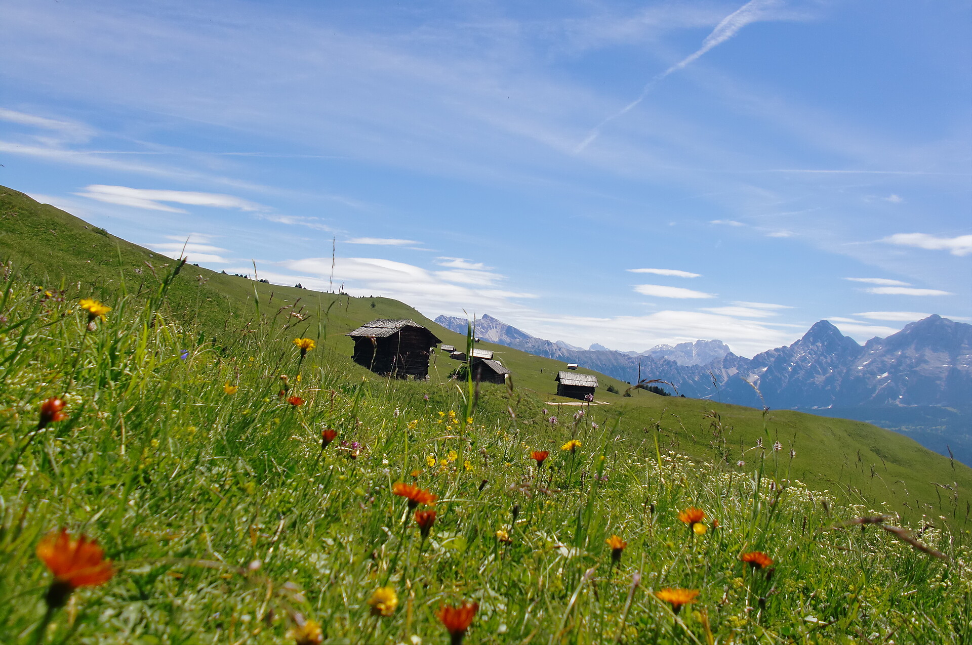 Sommerwanderung: Lungiarü - Val di Murins - Schlüterhütte - Peitlerkofel San Martin 1 suedtirol.info