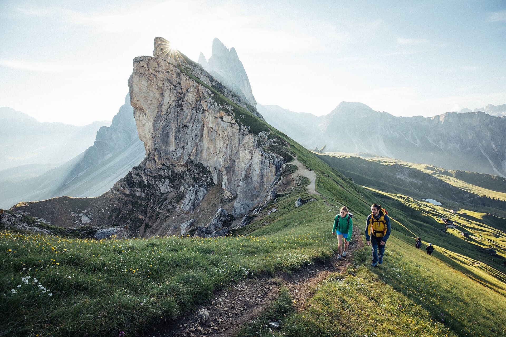 Seceda - Ridge Line from S. Cristina via Col Raiser (Valley station) - Rifugio Firenze - Dolomites Region Val Gardena - #5 - suedtirol.info