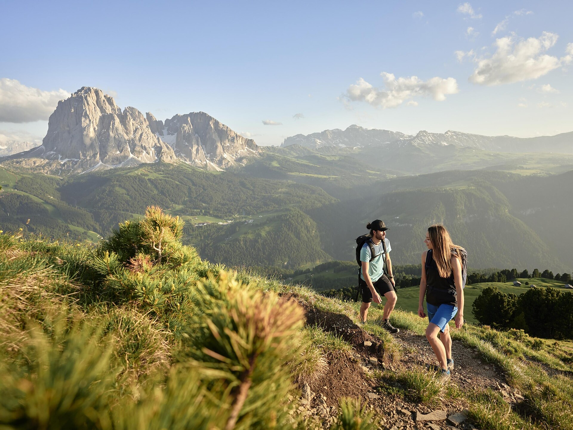 Seceda - Ridge Line da S. Cristina per Cristauta - Sëurasas e Pic - Regione dolomitica Val Gardena - #1 - suedtirol.info