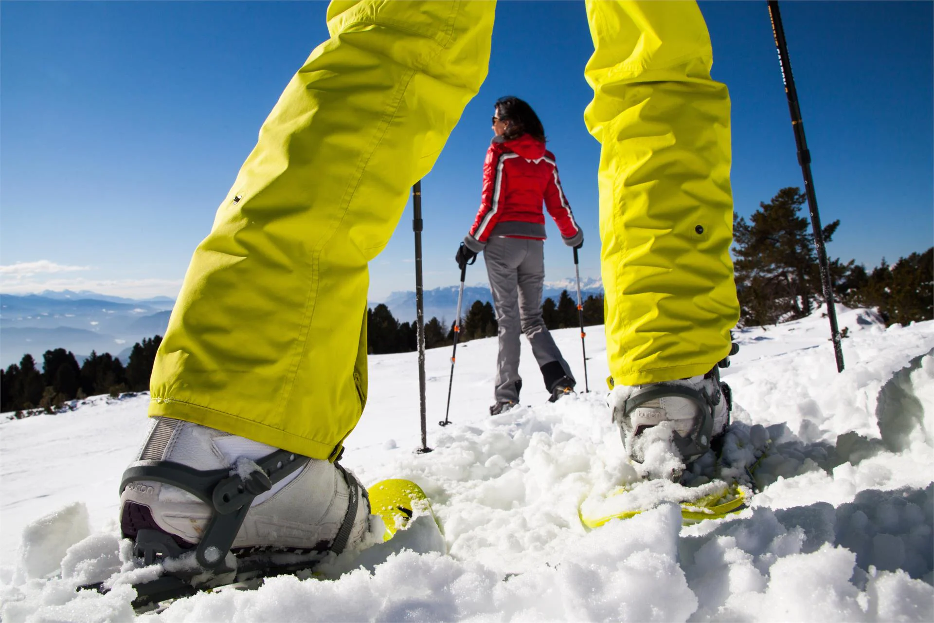 Escursione con le ciaspole al Corno del Renon Renon 2 suedtirol.info