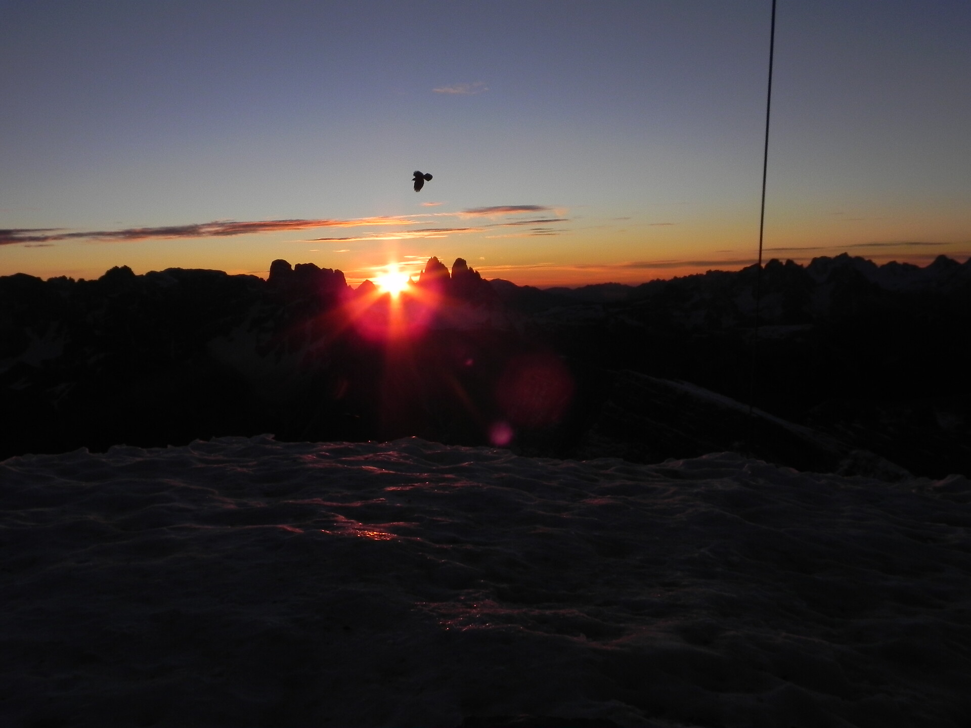 Alba sul Picco di Vallandro