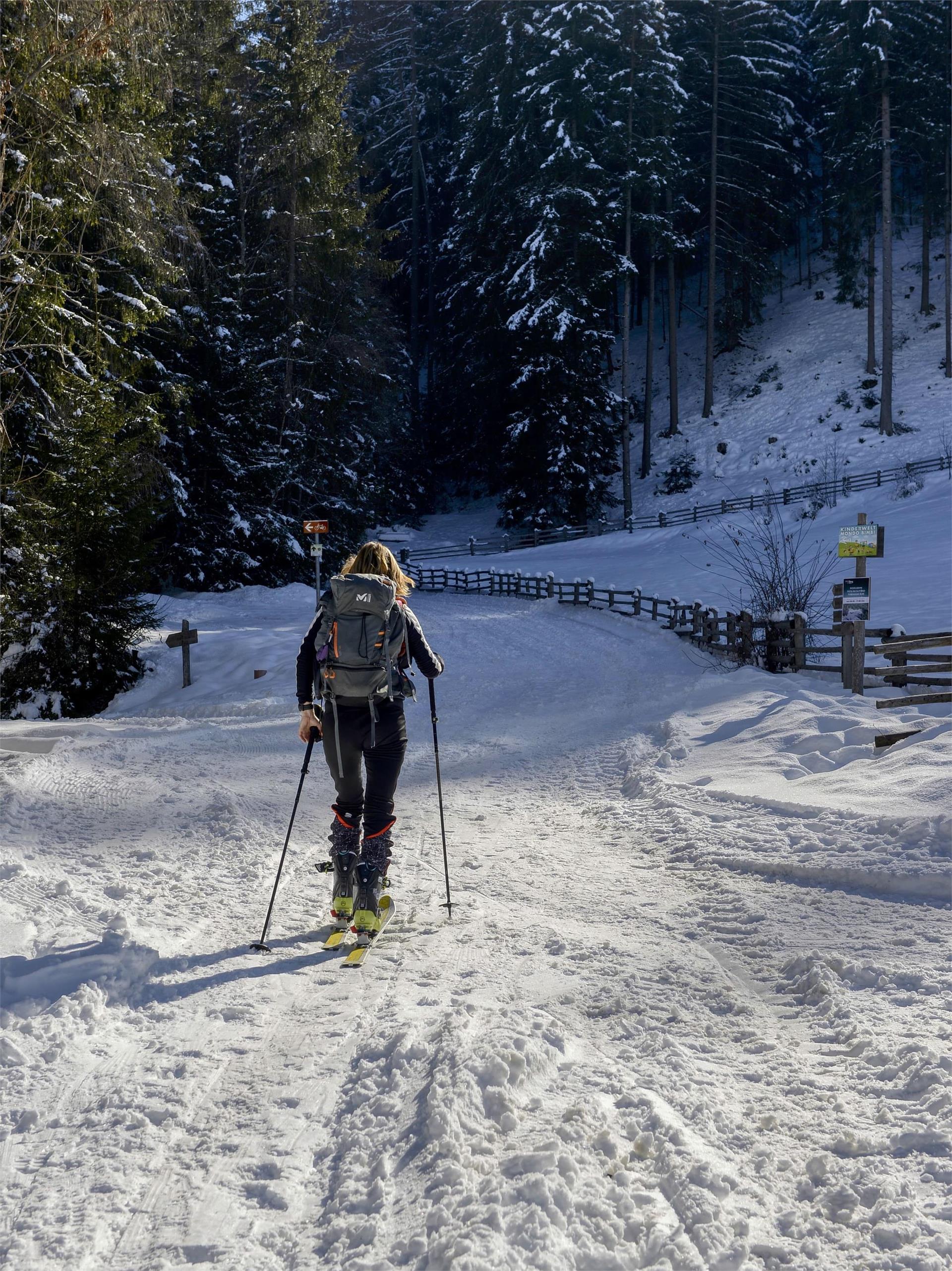 Skitourenweg Brunstalm San Vigilio 1 suedtirol.info
