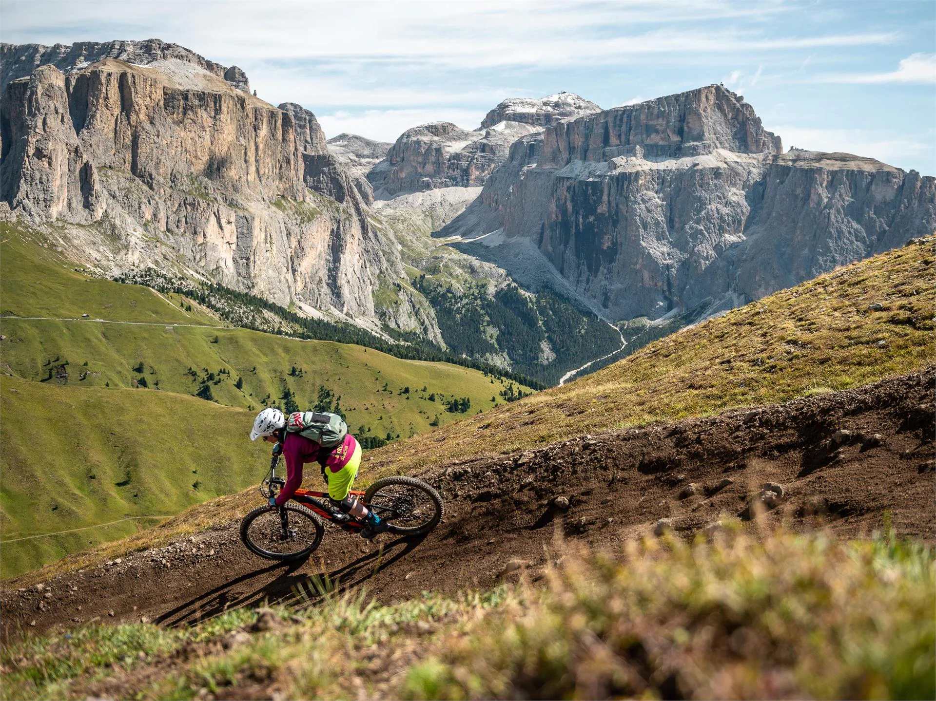 Sellaronda MTB Tour - gegen den Uhrzeigersinn Corvara 1 suedtirol.info