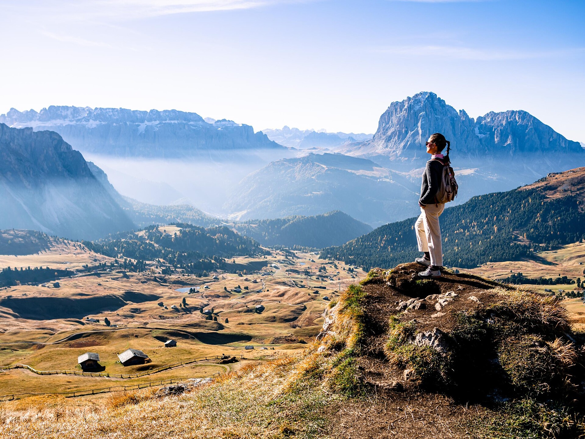 Seceda - Ridge Line da S. Cristina per Col Raiser (Stazione a valle) - Troi de Frëines - Regione dolomitica Val Gardena - #7 - suedtirol.info