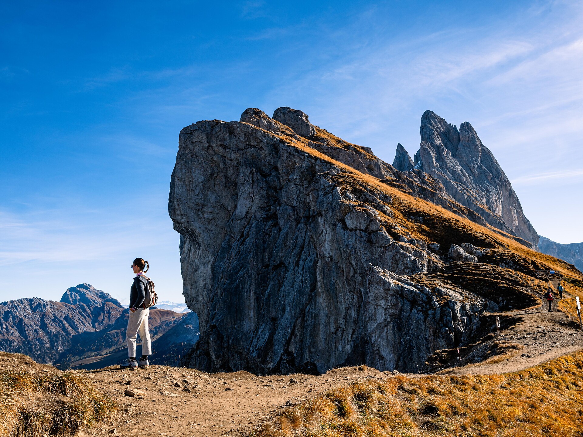 Seceda - Ridge Line von St. Christina über Cristauta - Sëurasas - Dolomitenregion Gröden - #5 - suedtirol.info