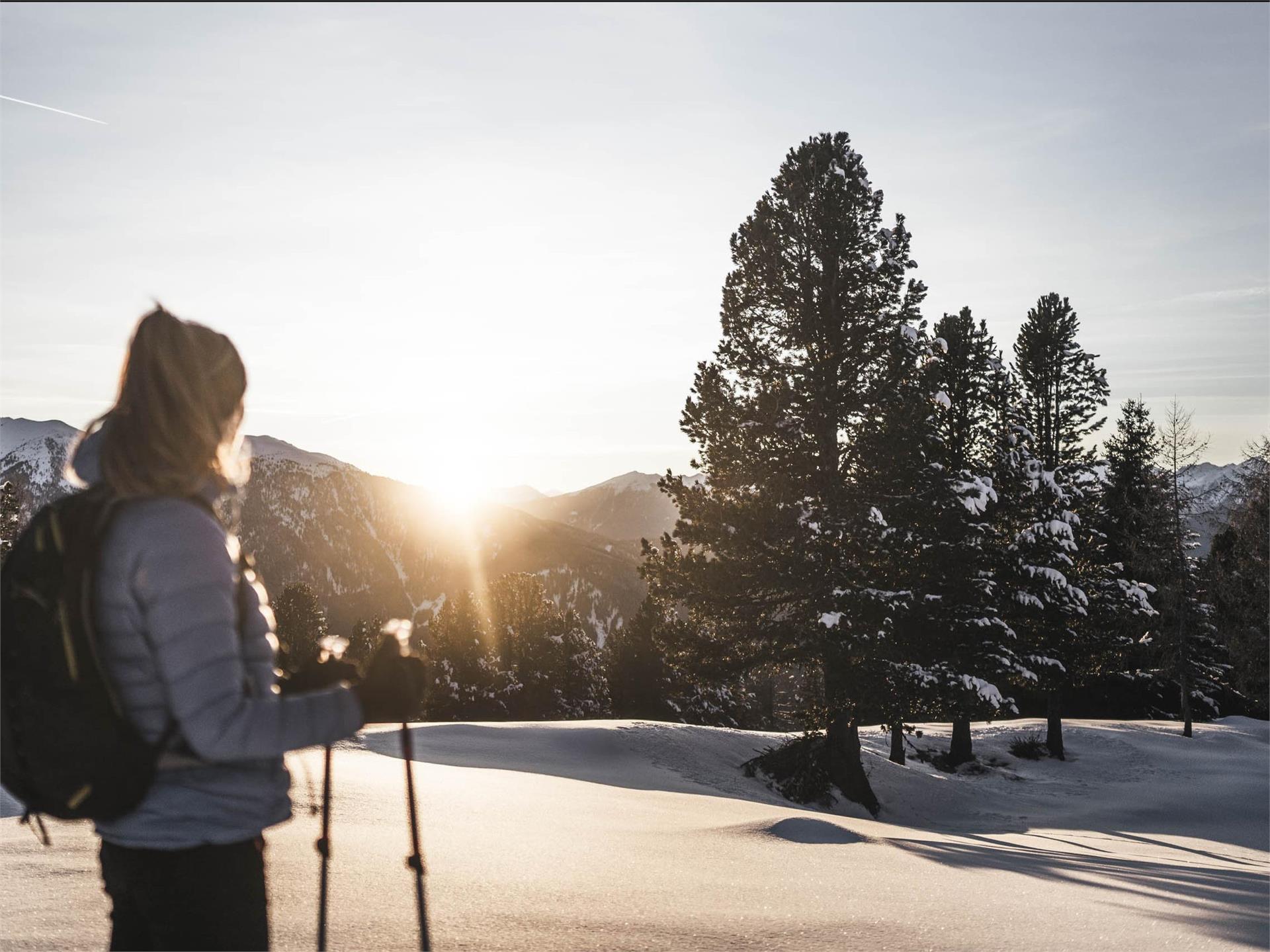 Schneeschuhwanderung Lüsner Alm Rodeneck 1 suedtirol.info