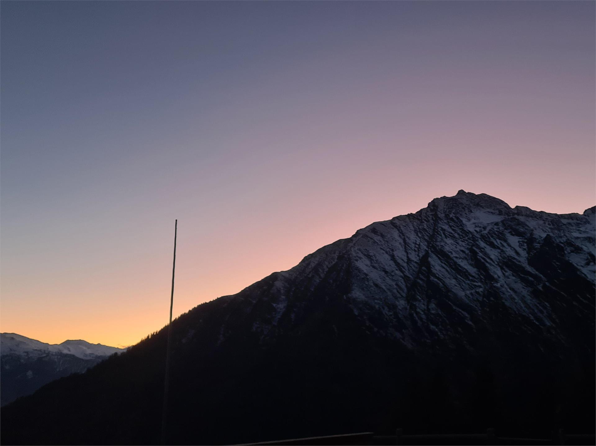 Sunrise tour on the Merano High Trail, Hohe Wiege - Nasereit refuge - Partschins Waterfall Partschins/Parcines 2 suedtirol.info
