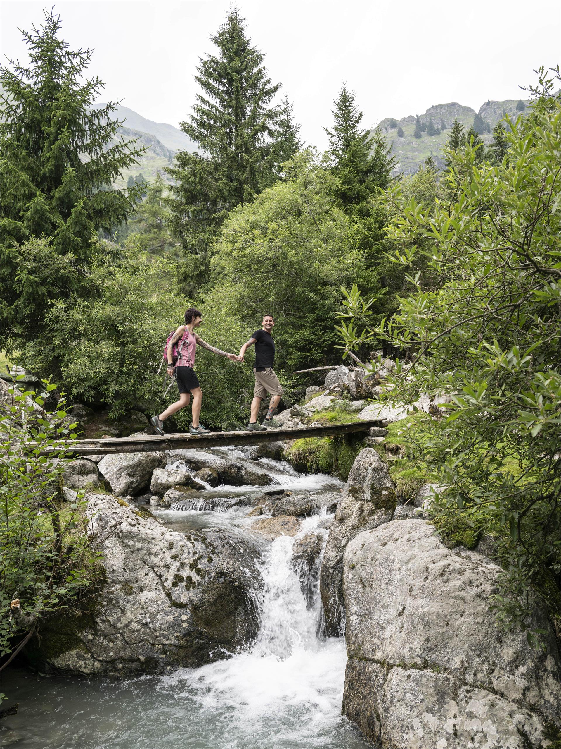 Sunrise tour on the Merano High Trail, Hohe Wiege - Nasereit refuge - Partschins Waterfall Partschins/Parcines 7 suedtirol.info